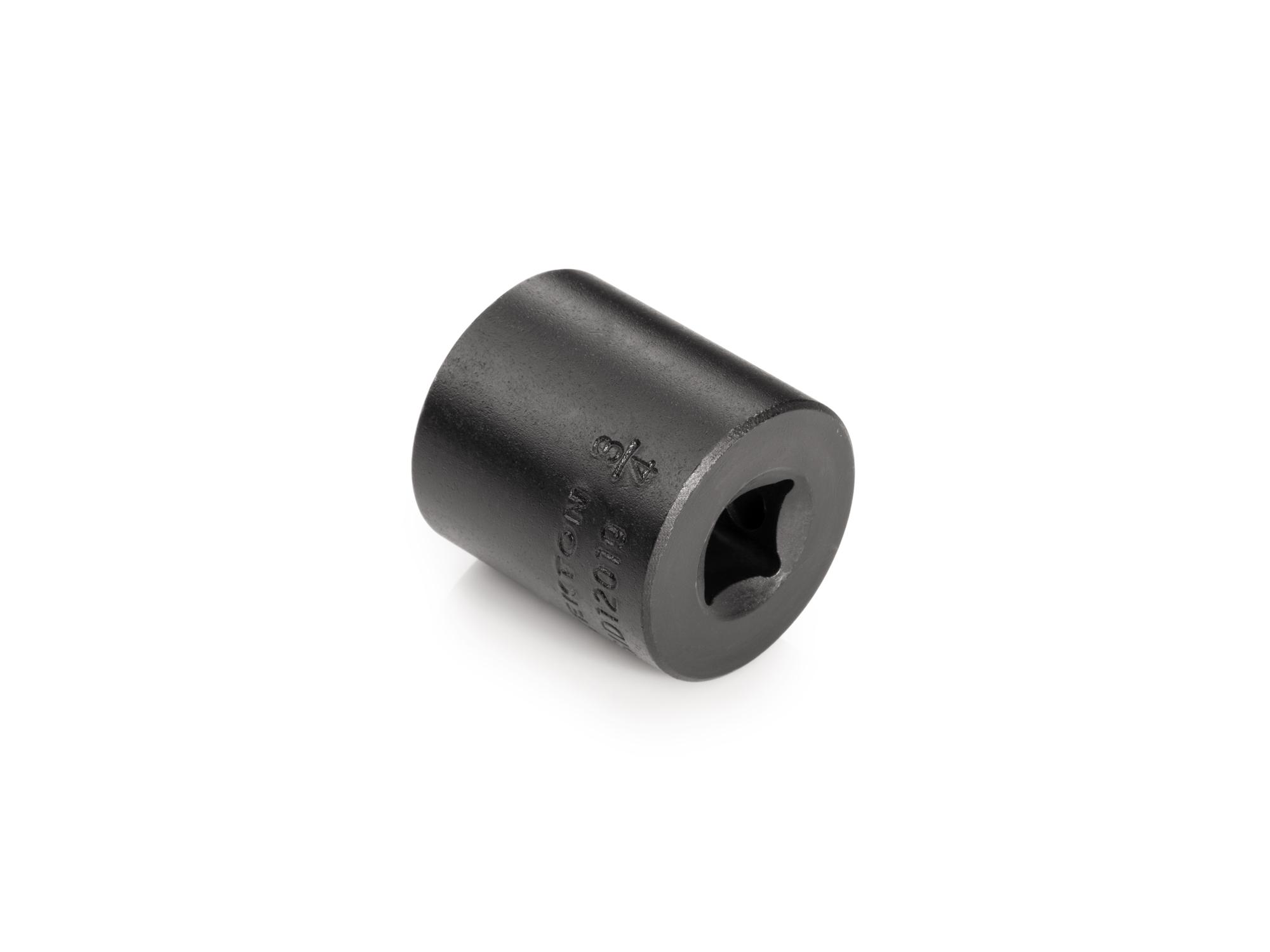 Back angle view of Tekton impact drive 6-point socket. Item #SID12019