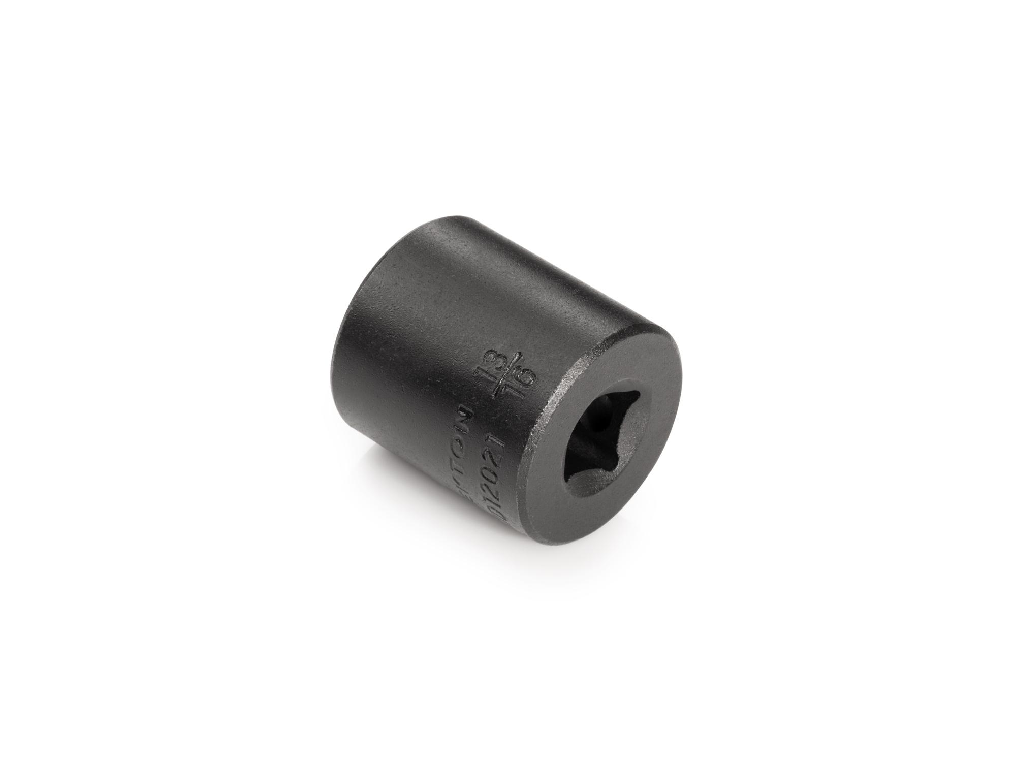 Back angle view of Tekton impact drive 6-point socket. Item #SID12021
