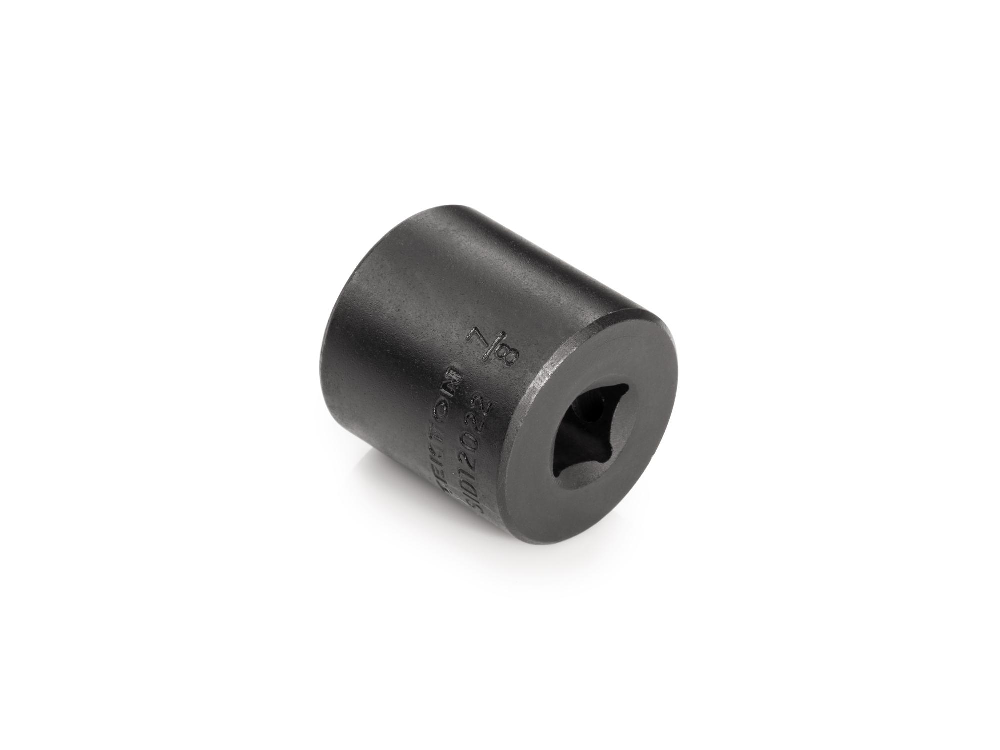 Back angle view of Tekton impact drive 6-point socket. Item #SID12022