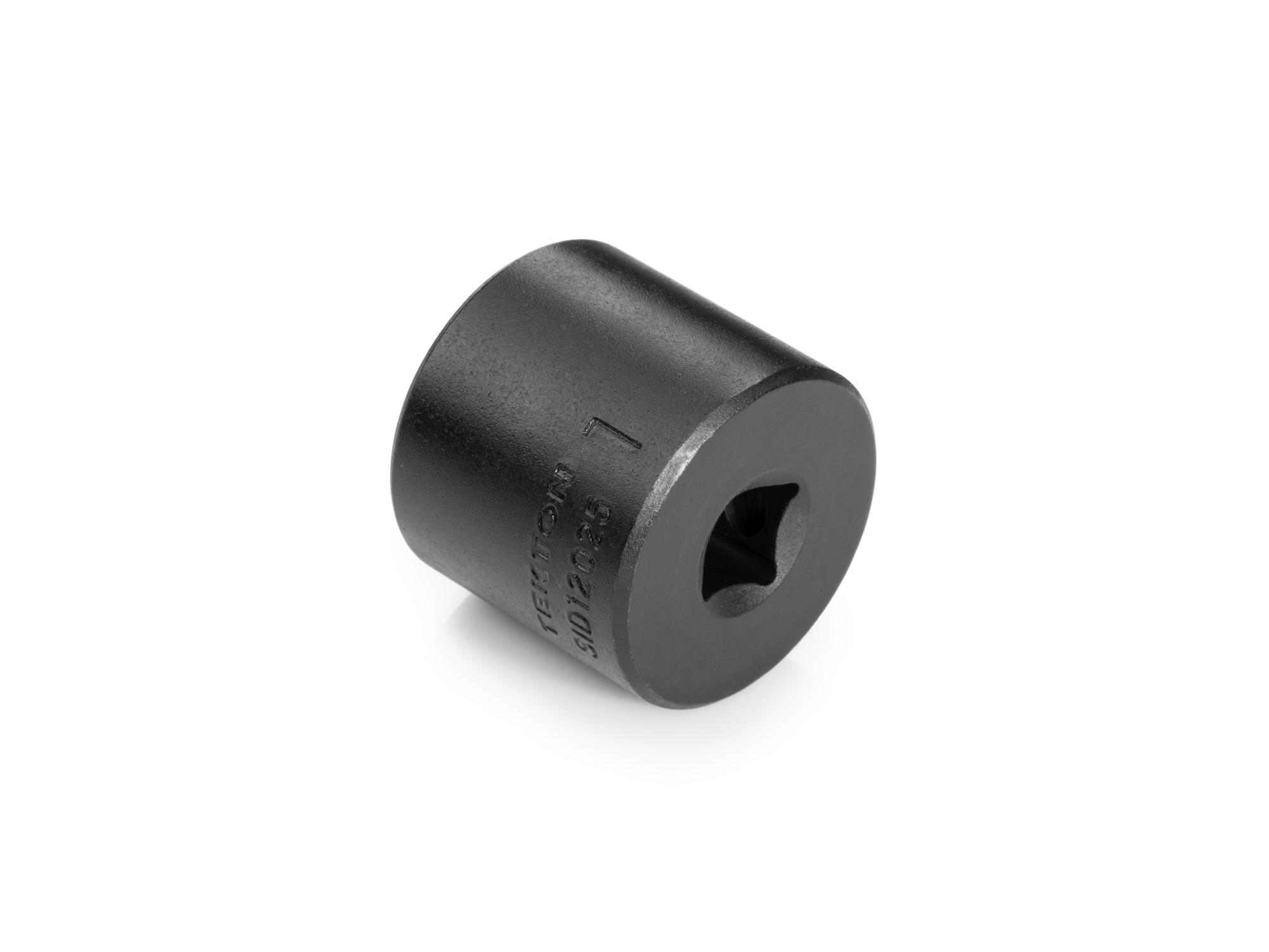 Back angle view of Tekton impact drive 6-point socket. Item #SID12025