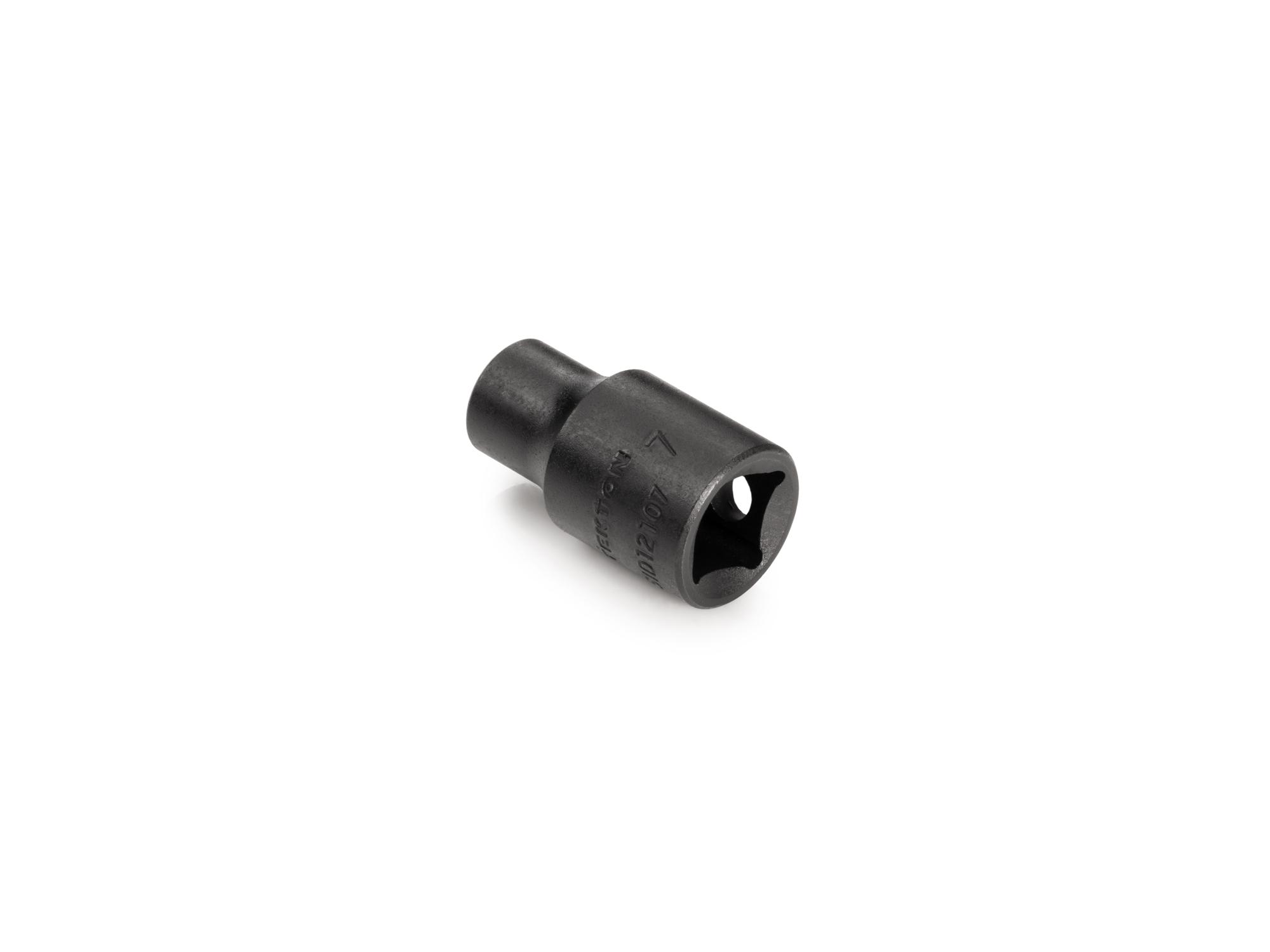 Back angle view of Tekton impact drive 6-point socket. Item #SID12107