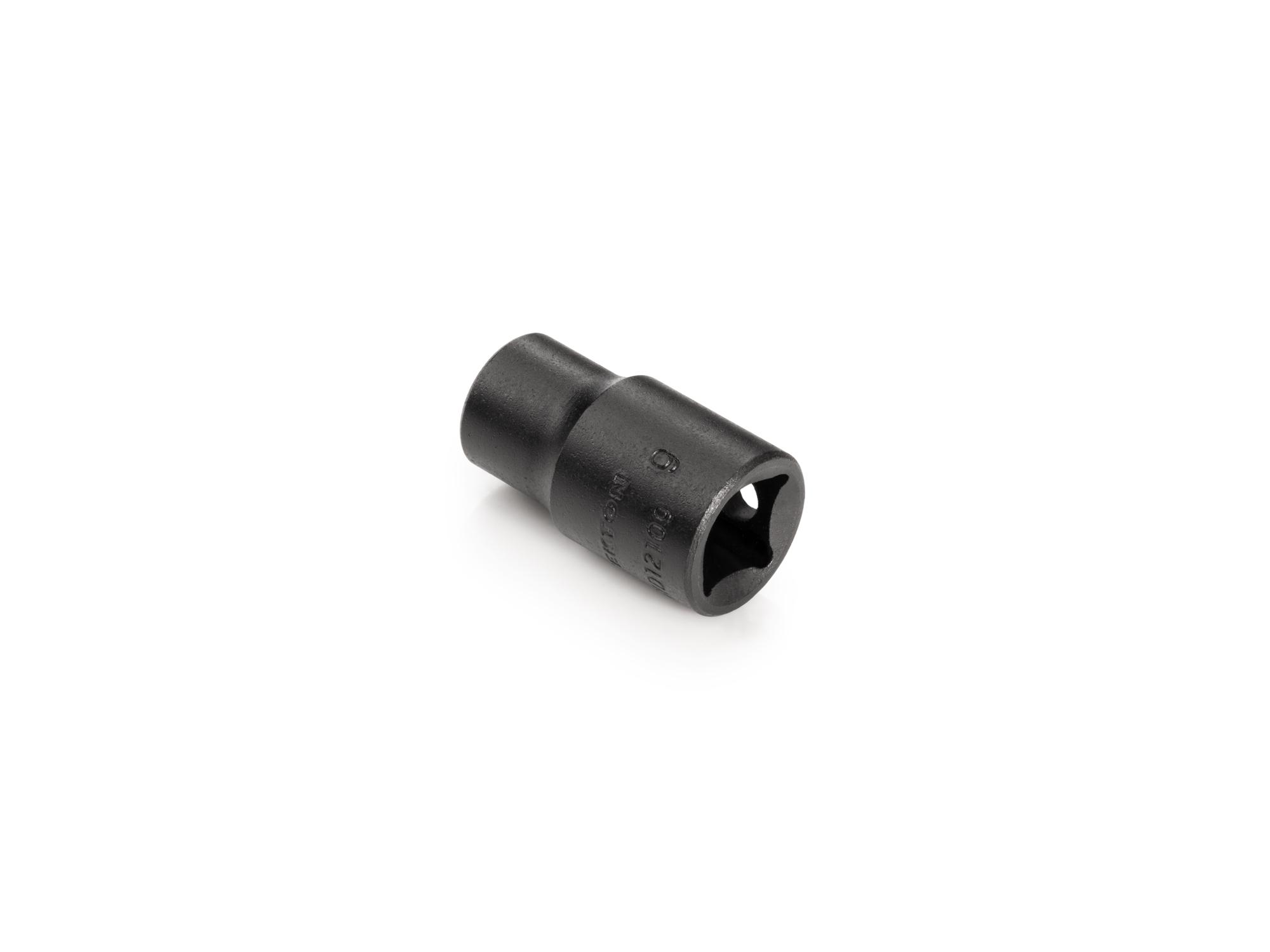 Back angle view of Tekton impact drive 6-point socket. Item #SID12109