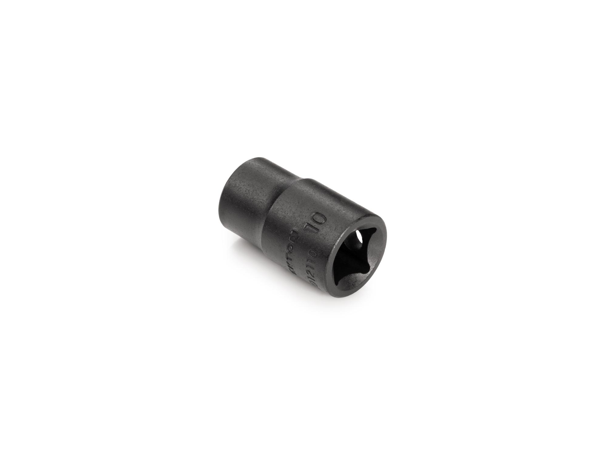 Back angle view of Tekton impact drive 6-point socket. Item #SID12110