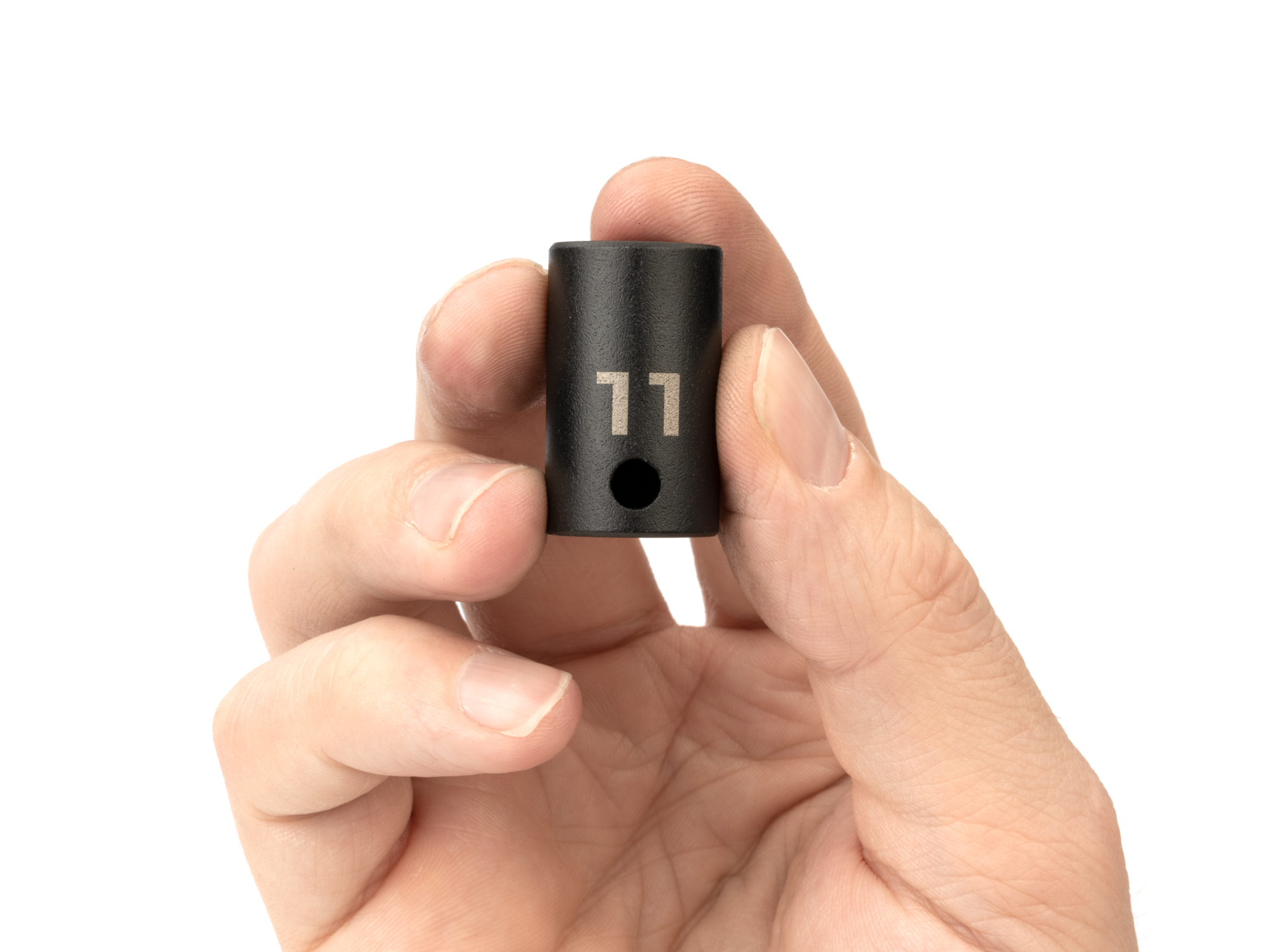 Size: 11 mm (Metric) 6-point standard/shallow impact socket. Has a high-visibility laser etched size marking and a permanent stamped size marking. SID12111.