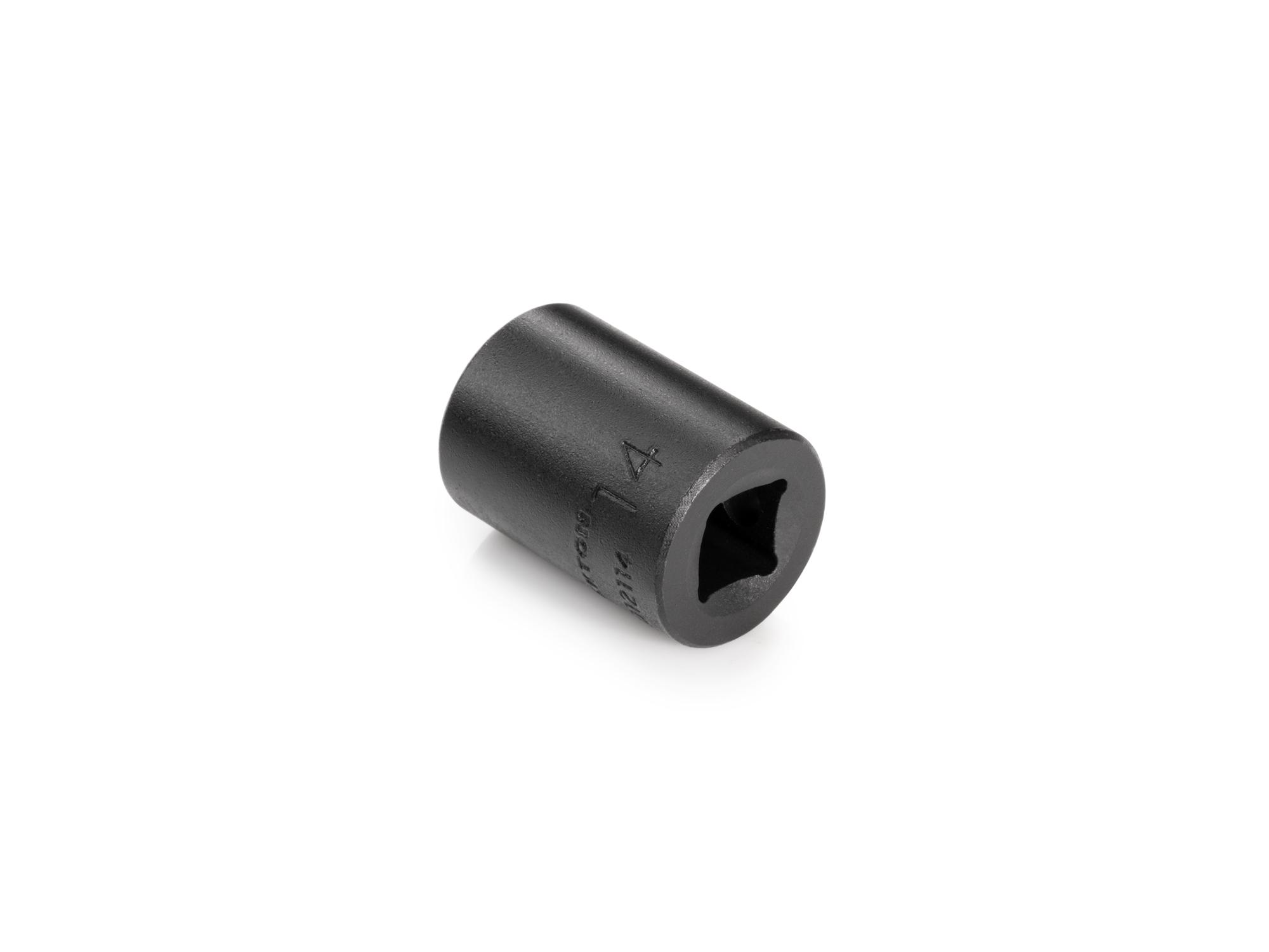 Back angle view of Tekton impact drive 6-point socket. Item #SID12114