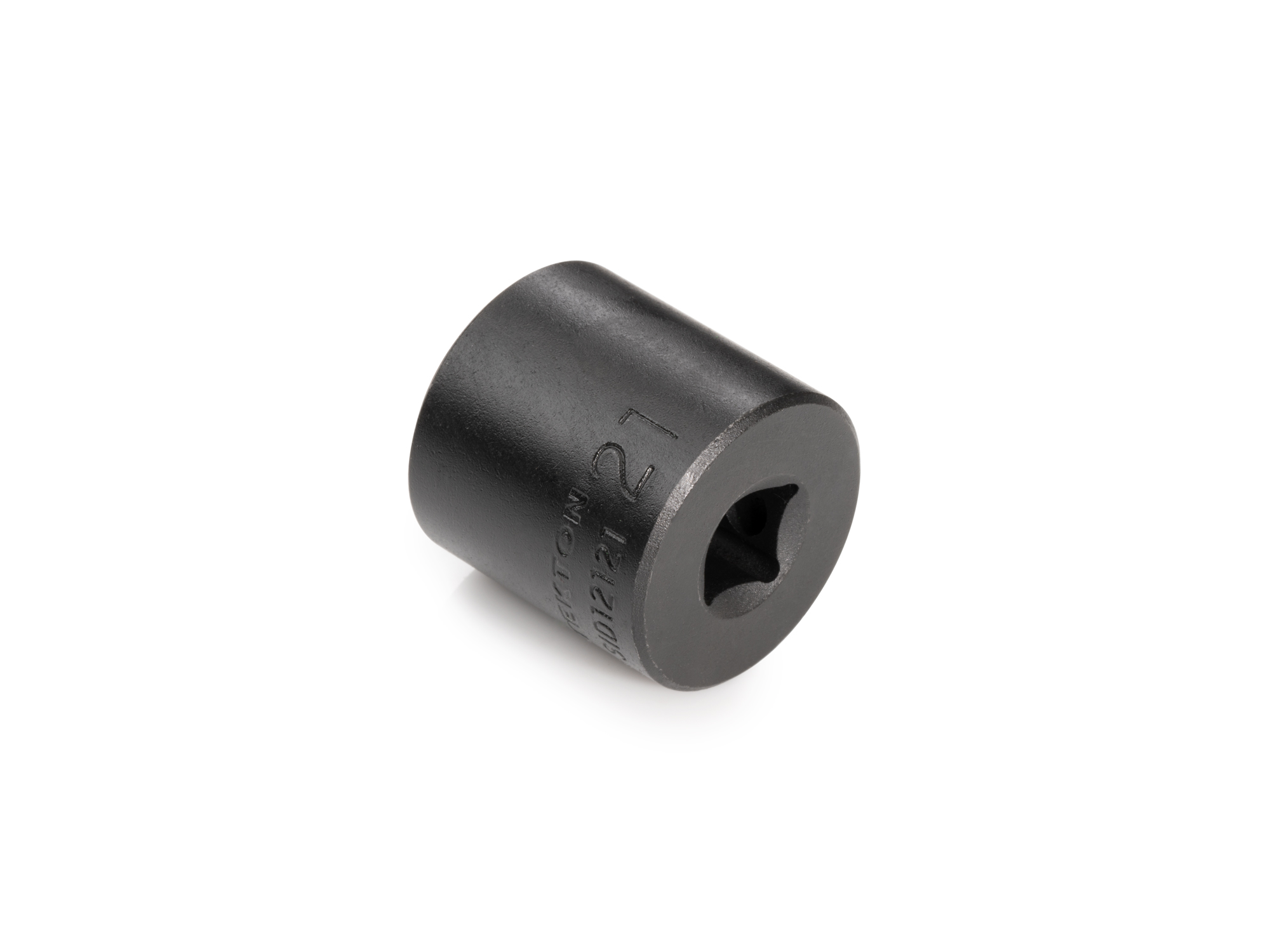 Size: 21 mm (Metric) 6-point standard/shallow impact socket. Has a high-visibility laser etched size marking and a permanent stamped size marking. SID12121.