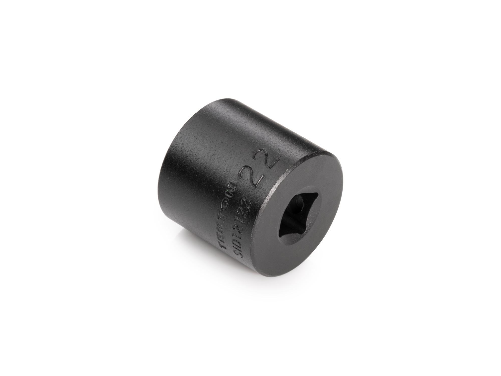 Back angle view of Tekton impact drive 6-point socket. Item #SID12122