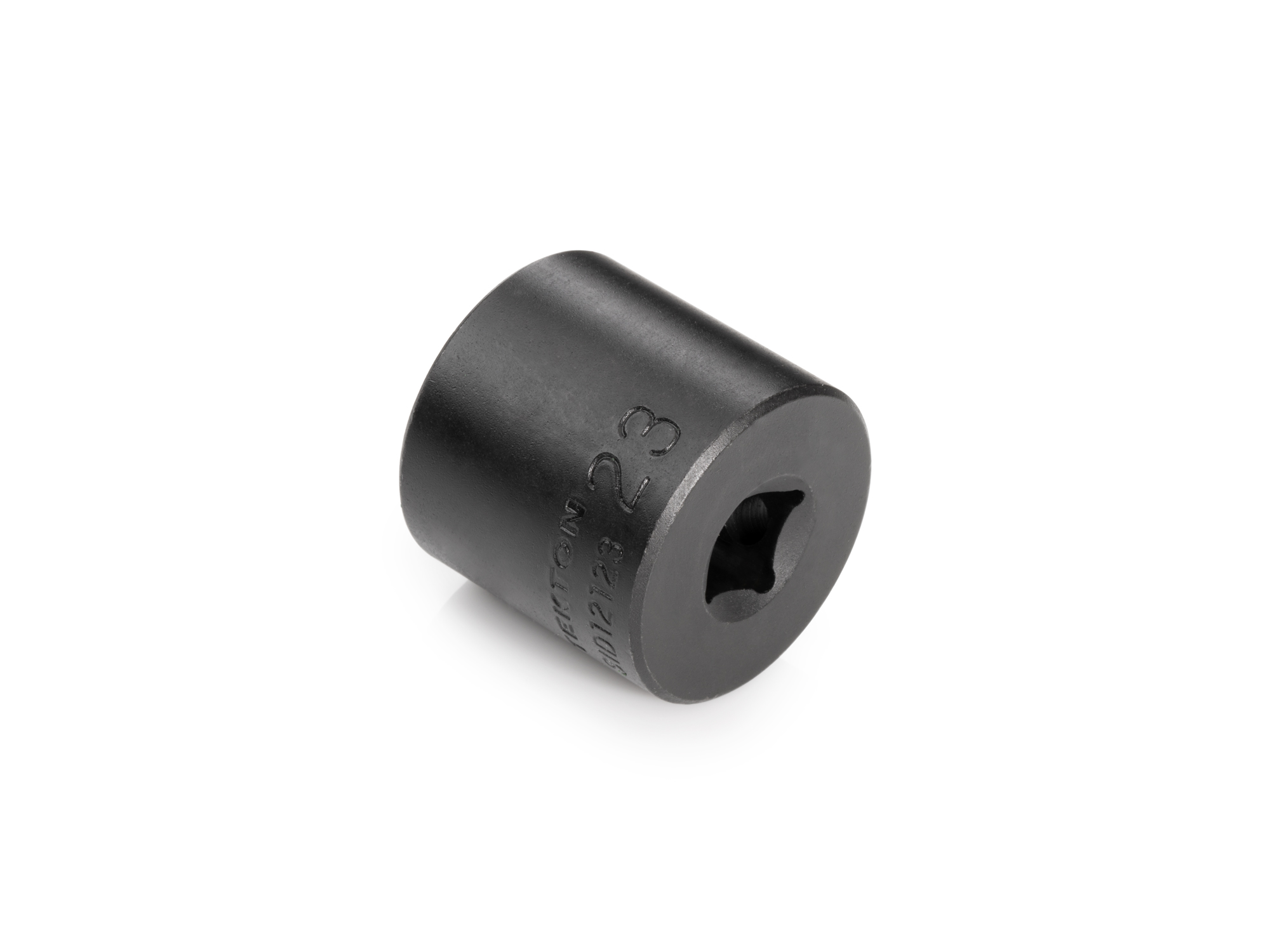 Size: 23 mm (Metric) 6-point standard/shallow impact socket. Has a high-visibility laser etched size marking and a permanent stamped size marking. SID12123.