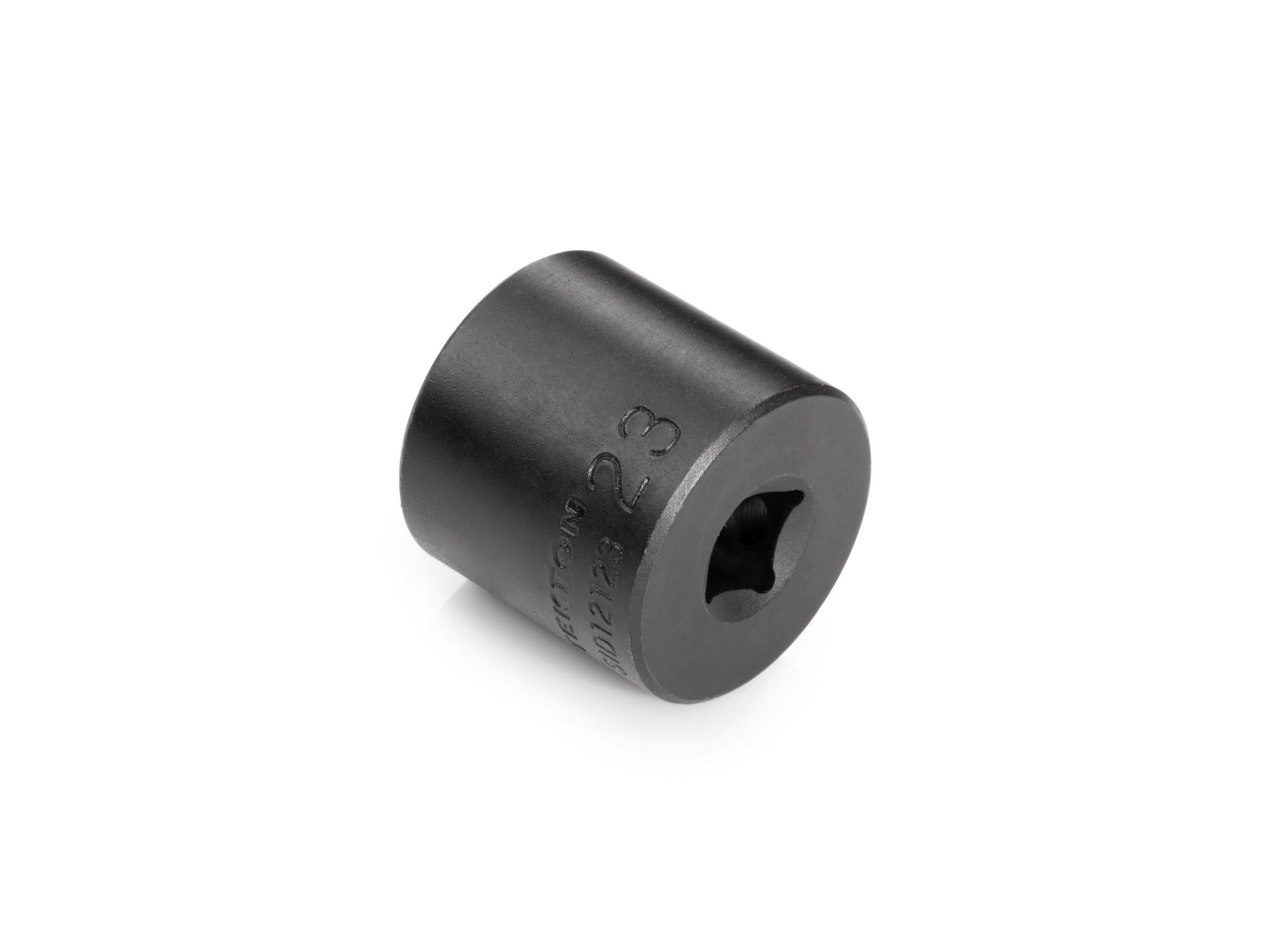 Back angle view of Tekton impact drive 6-point socket. Item #SID12123