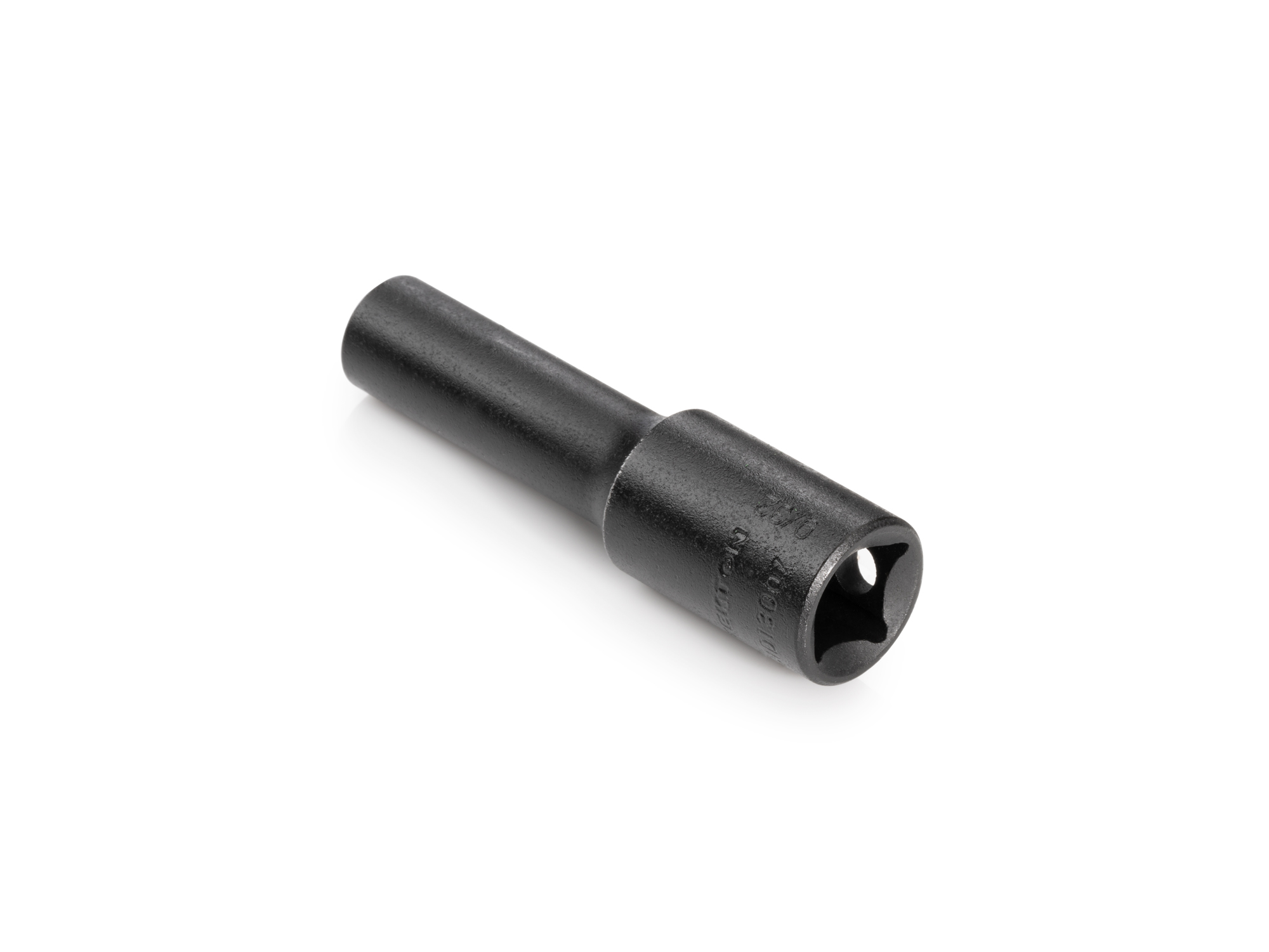 Size: 9/32 inch (SAE) 6-point deep impact socket. Has both a high-visibility laser etched size marking and a permanent stamped size marking. SID13007.