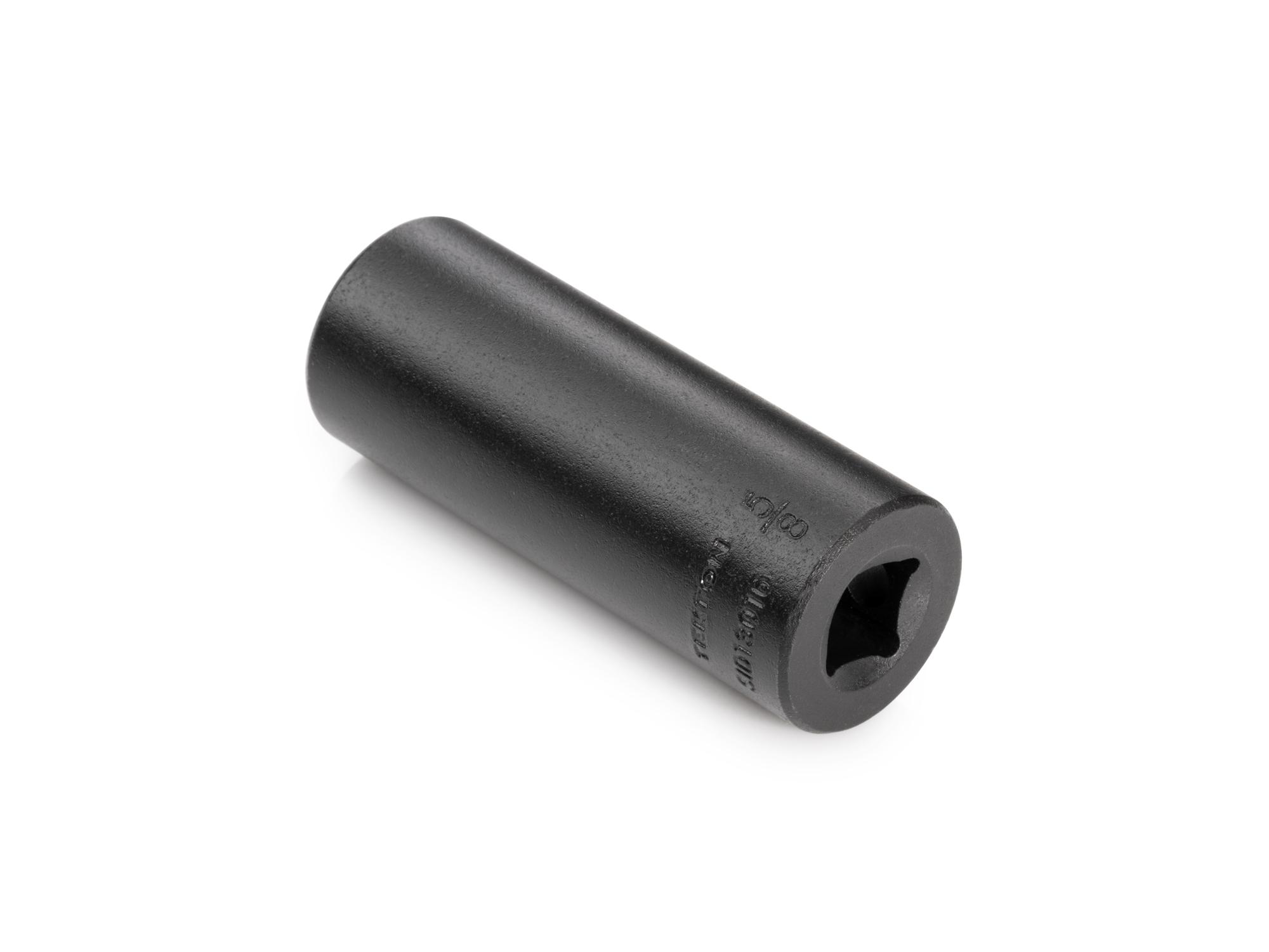 Back angle view of Tekton impact drive 6-point socket. Item #SID13016