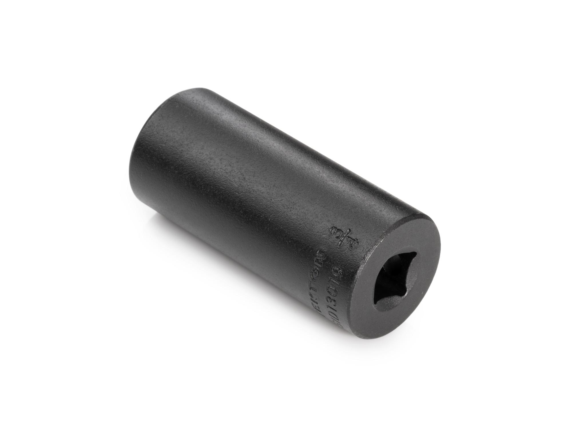 Back angle view of Tekton impact drive 6-point socket. Item #SID13019