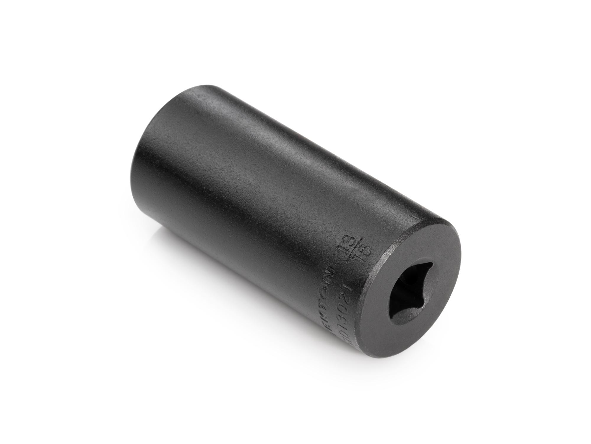 Back angle view of Tekton impact drive 6-point socket. Item #SID13021
