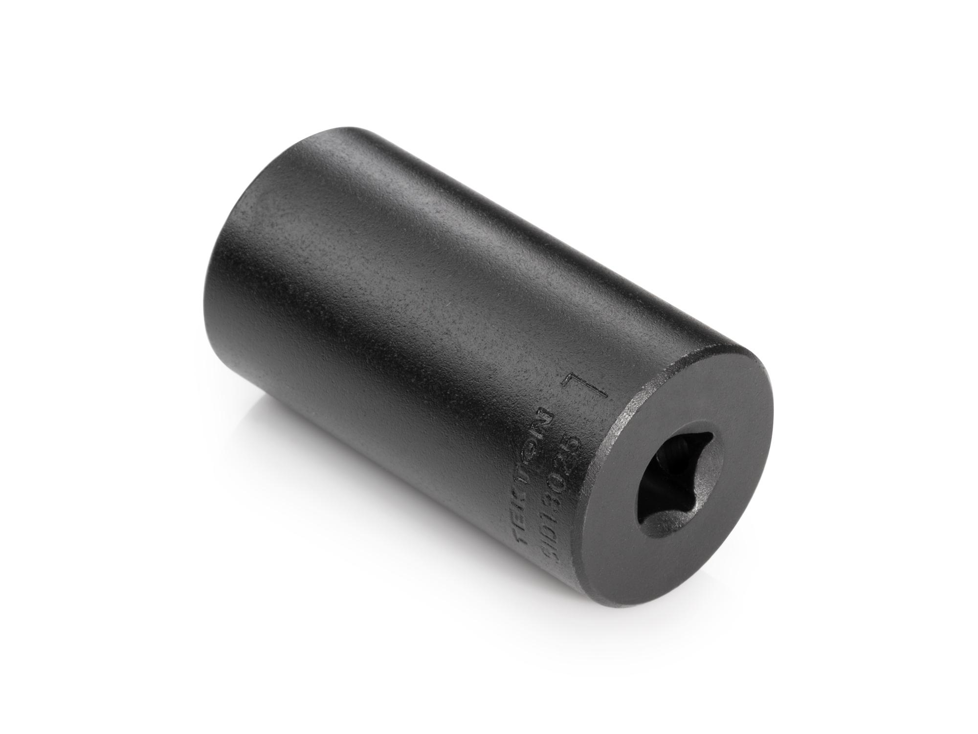 Back angle view of Tekton impact drive 6-point socket. Item #SID13025