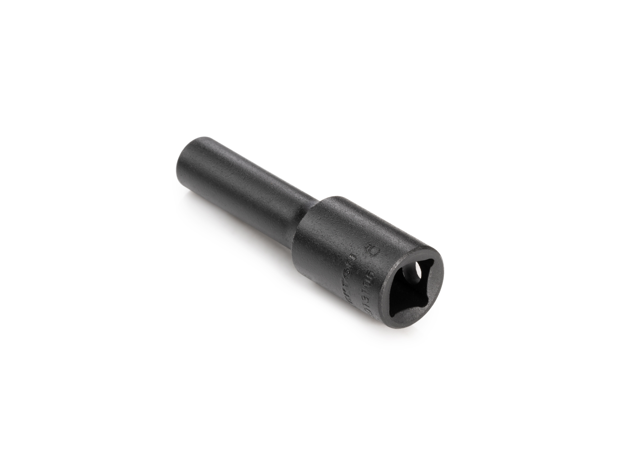 Size: 6 mm (Metric) 6-point deep impact socket. Has both a high-visibility laser etched size marking and a permanent stamped size marking. SID13106.