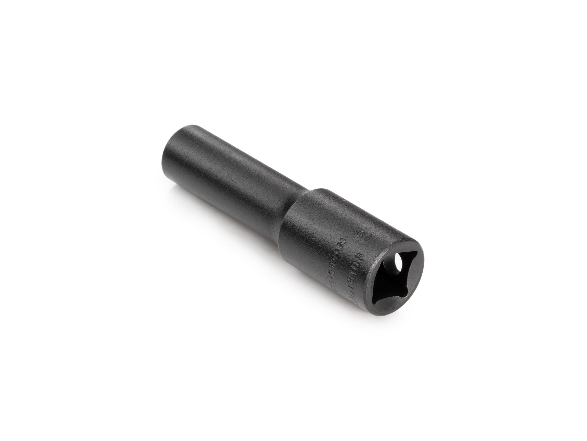 Back angle view of Tekton impact drive 6-point socket. Item #SID13108