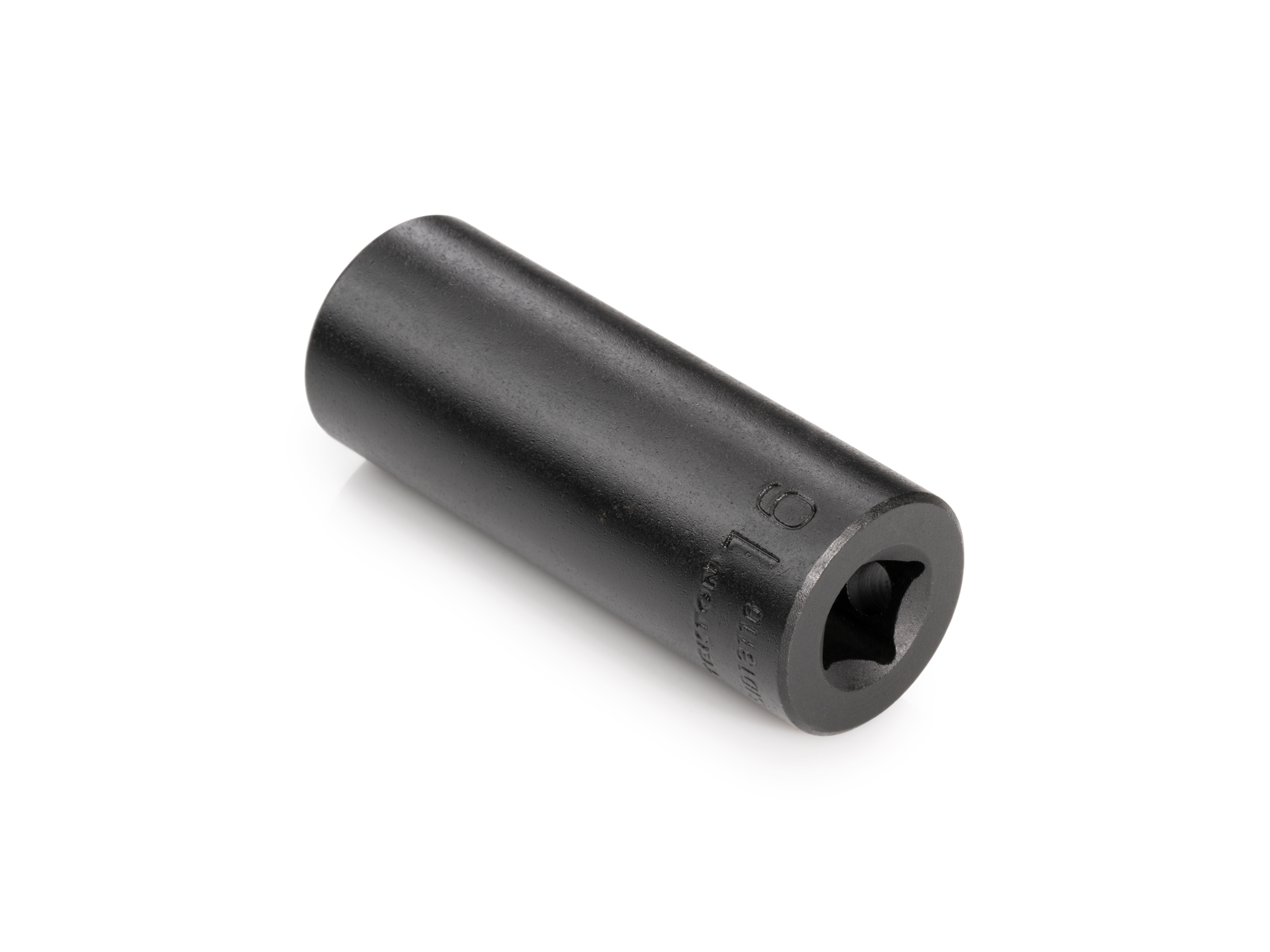 Size: 16 mm (Metric) 6-point deep impact socket. Has both a high-visibility laser etched size marking and a permanent stamped size marking. SID13116.