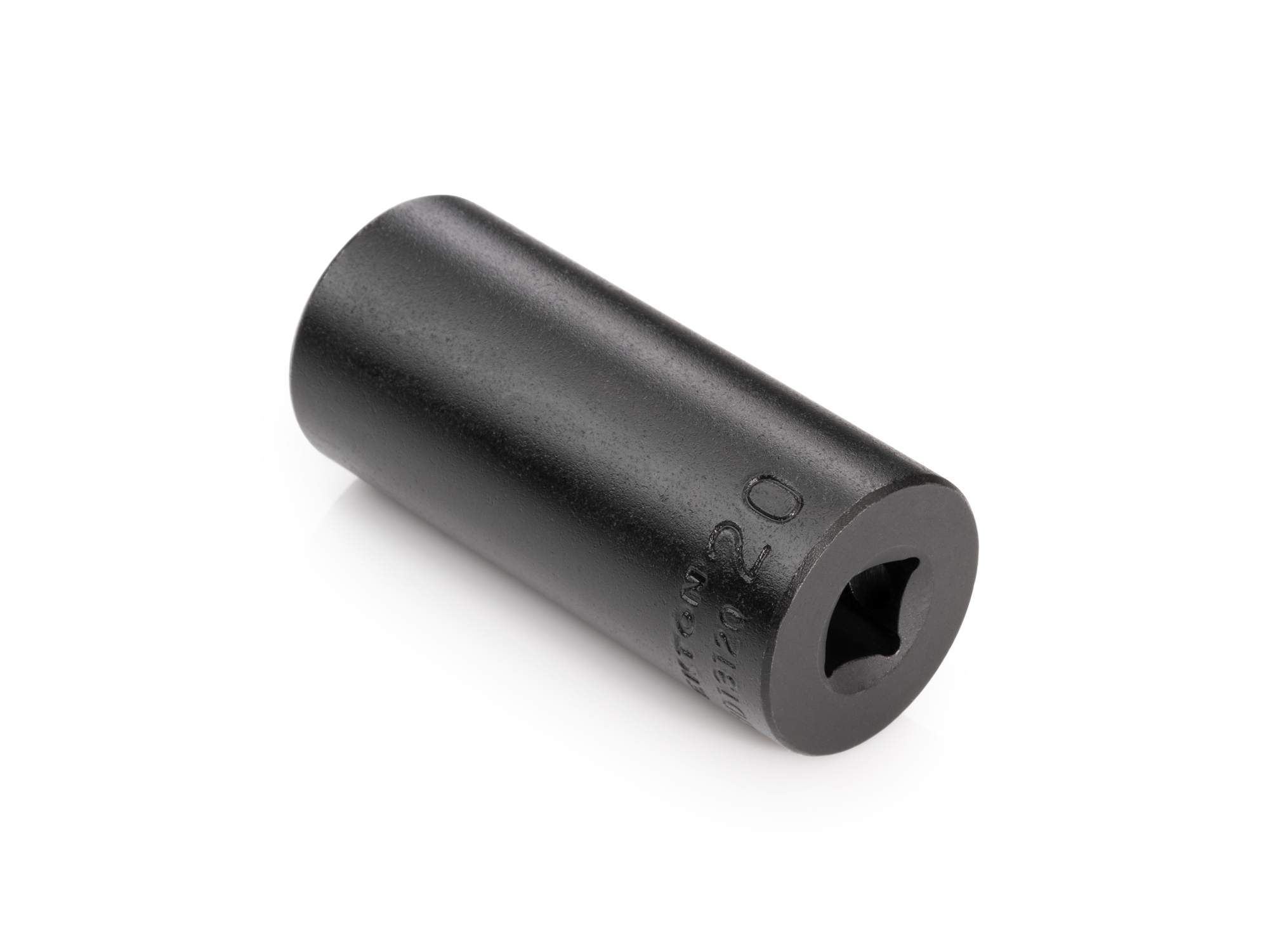 Size: 20 mm (Metric) 6-point deep impact socket. Has both a high-visibility laser etched size marking and a permanent stamped size marking. SID13120.