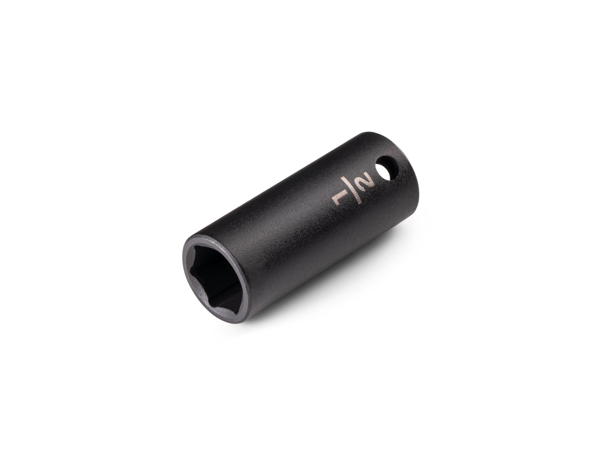 Front-right angle view of Tekton impact drive 6-point socket. Item #SID14013