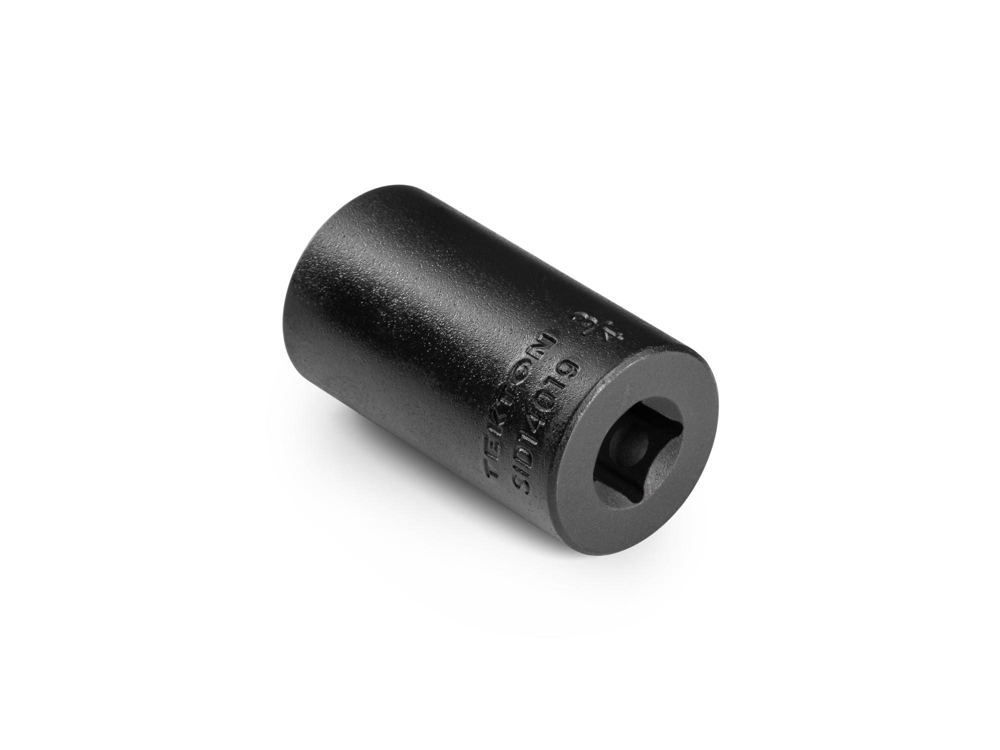 Back angle view of Tekton impact drive 6-point socket. Item #SID14019