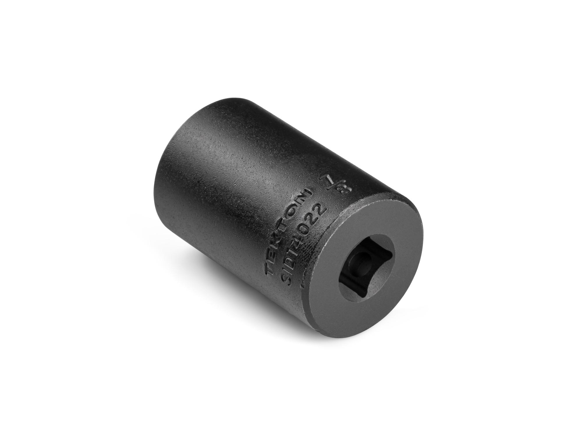 Back angle view of Tekton impact drive 6-point socket. Item #SID14022