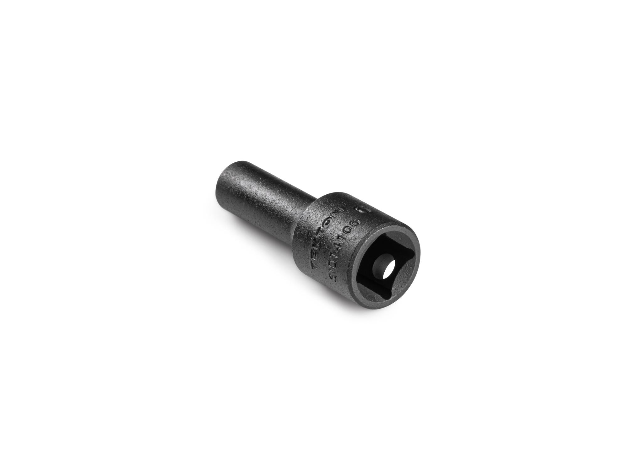 Back angle view of Tekton impact drive 6-point socket. Item #SID14106