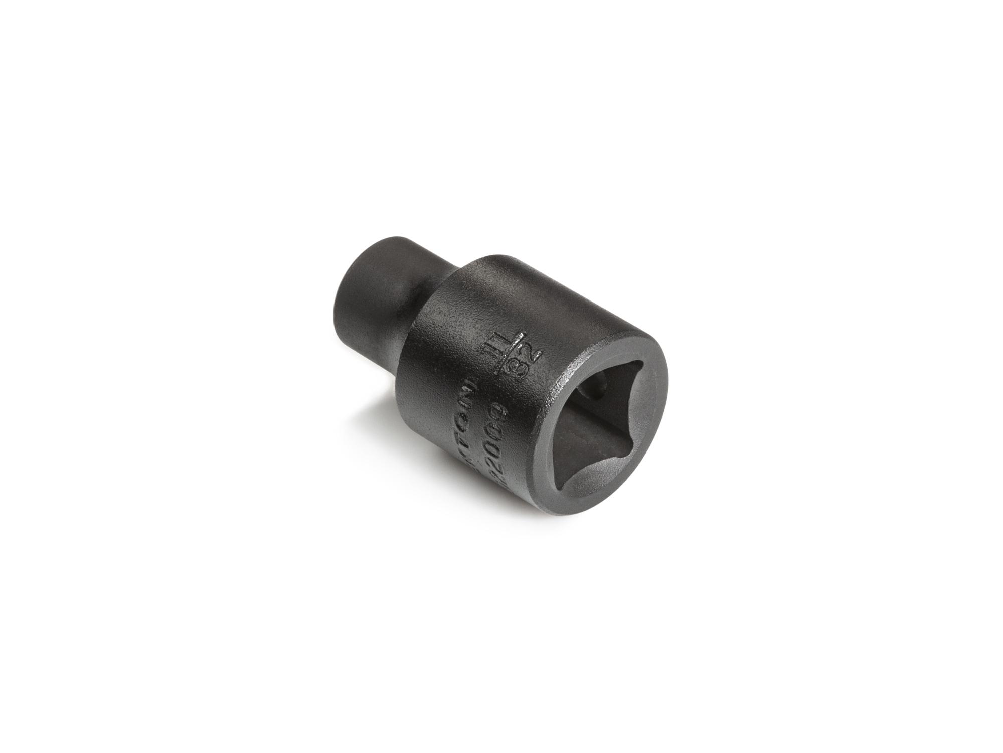 Back angle view of Tekton impact drive 6-point socket. Item #SID22009