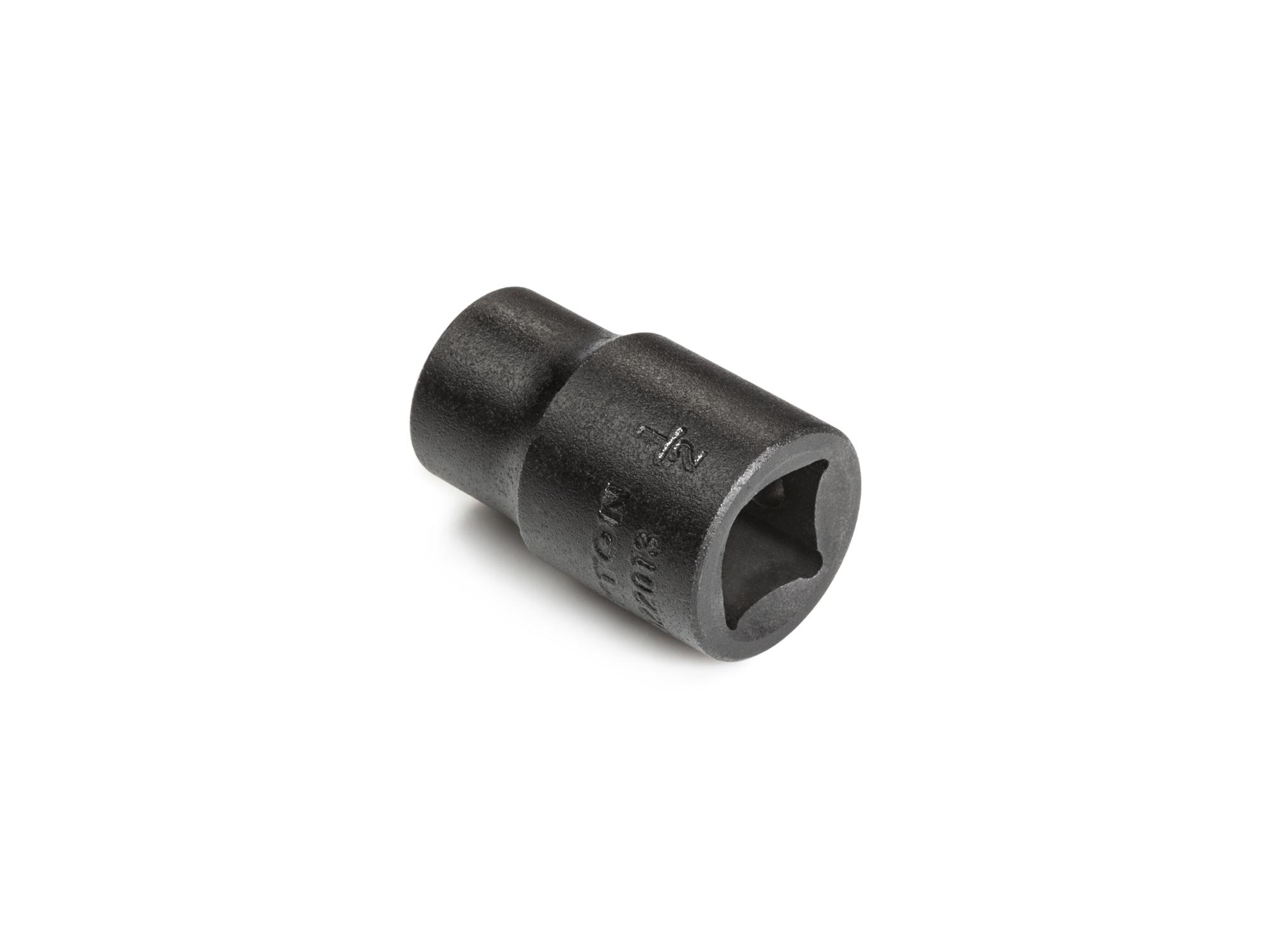 Back angle view of Tekton impact drive 6-point socket. Item #SID22013
