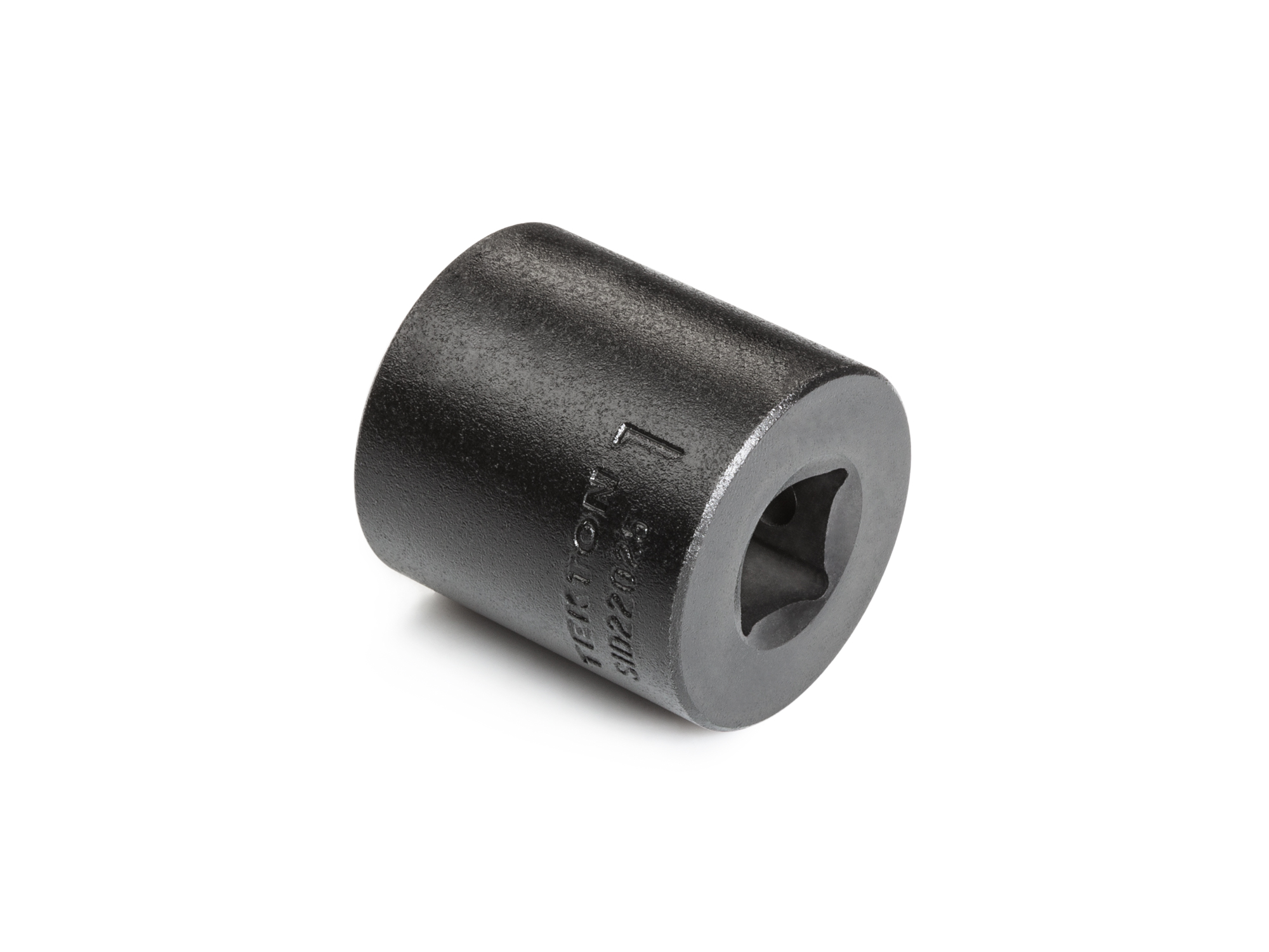 Size: 1 inch (SAE) 6-point standard/shallow impact socket. Has a high-visibility laser etched size marking and a permanent stamped size marking. SID22025.