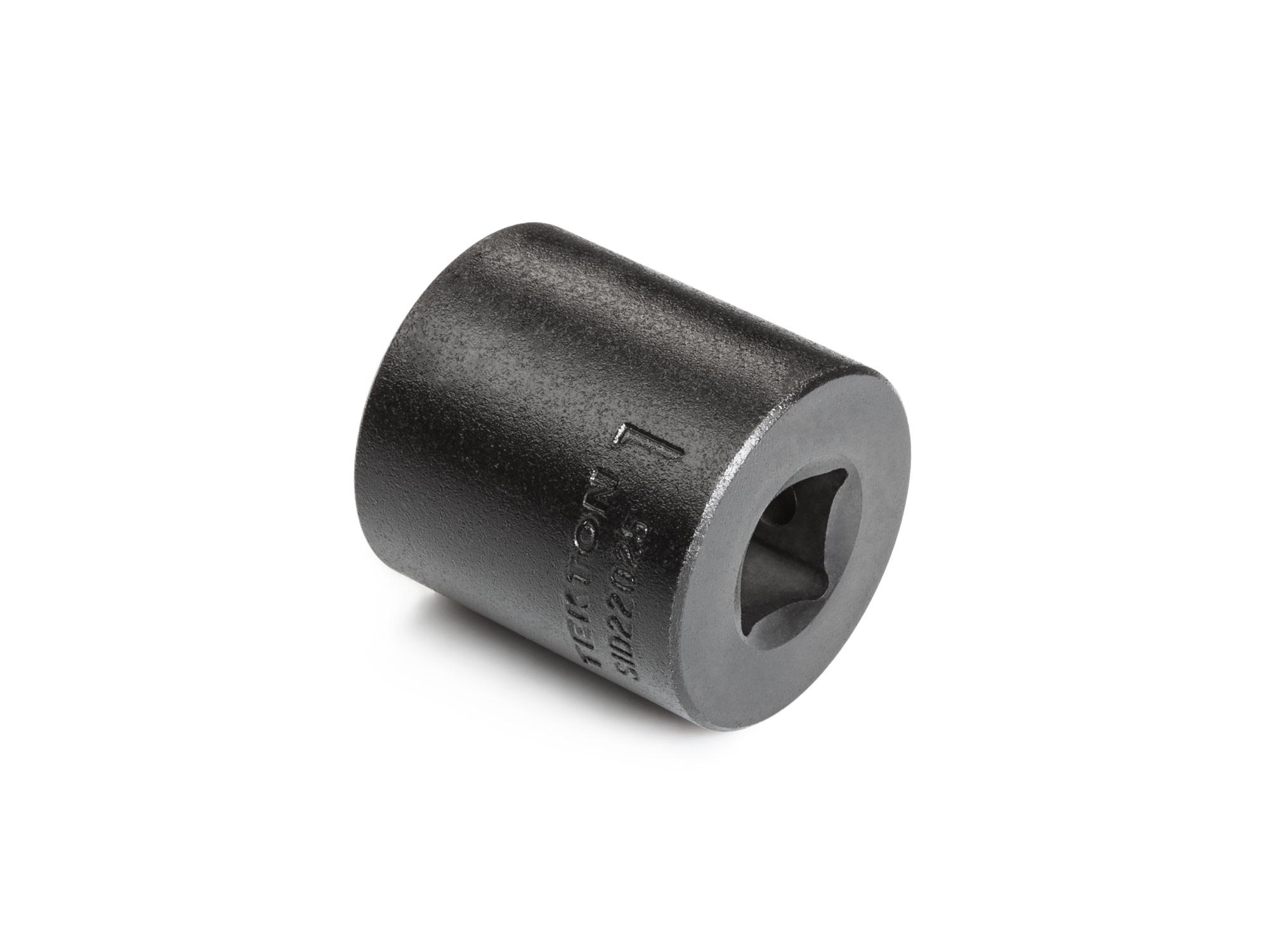 Back angle view of Tekton impact drive 6-point socket. Item #SID22025
