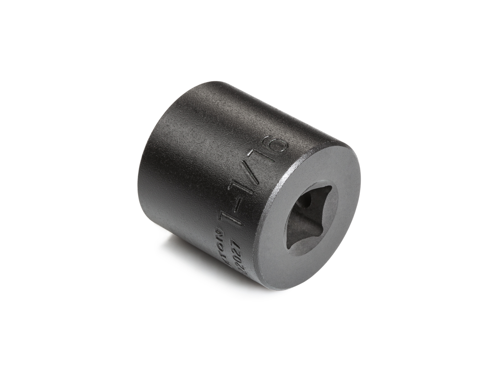 Size: 1-1/16 inch (SAE) 6-point standard/shallow impact socket. Has a high-visibility laser etched size marking and a permanent stamped size marking. SID22027.