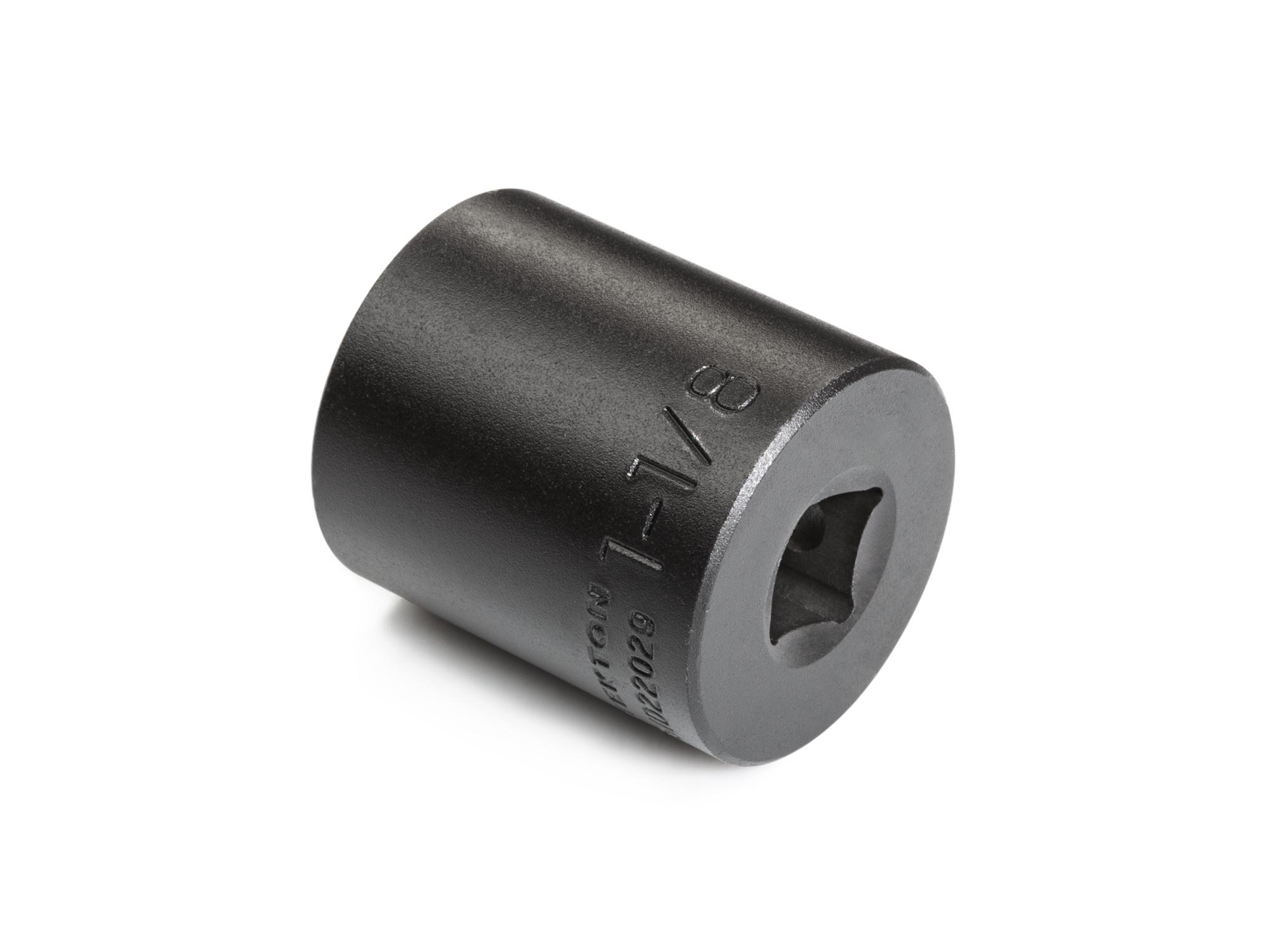 Back angle view of Tekton impact drive 6-point socket. Item #SID22029