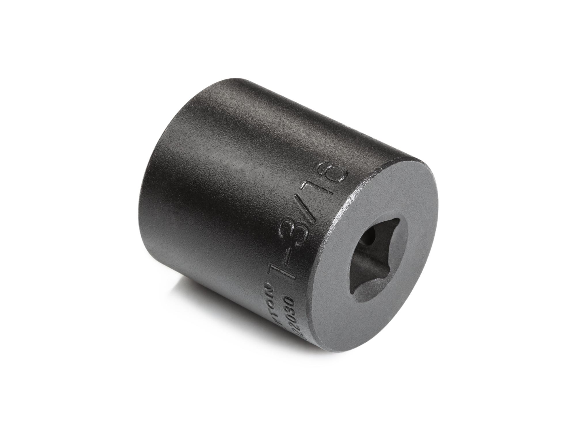 Back angle view of Tekton impact drive 6-point socket. Item #SID22030
