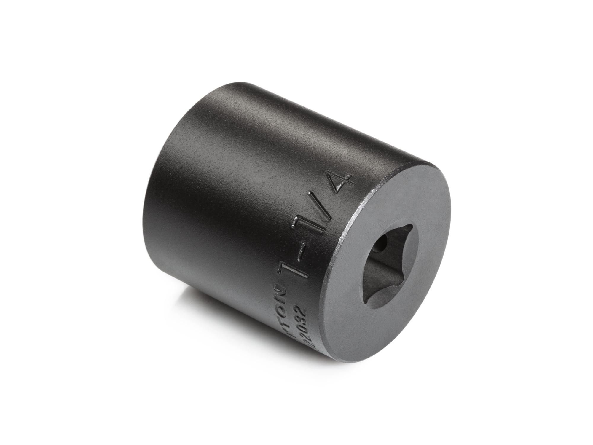 Back angle view of Tekton impact drive 6-point socket. Item #SID22032