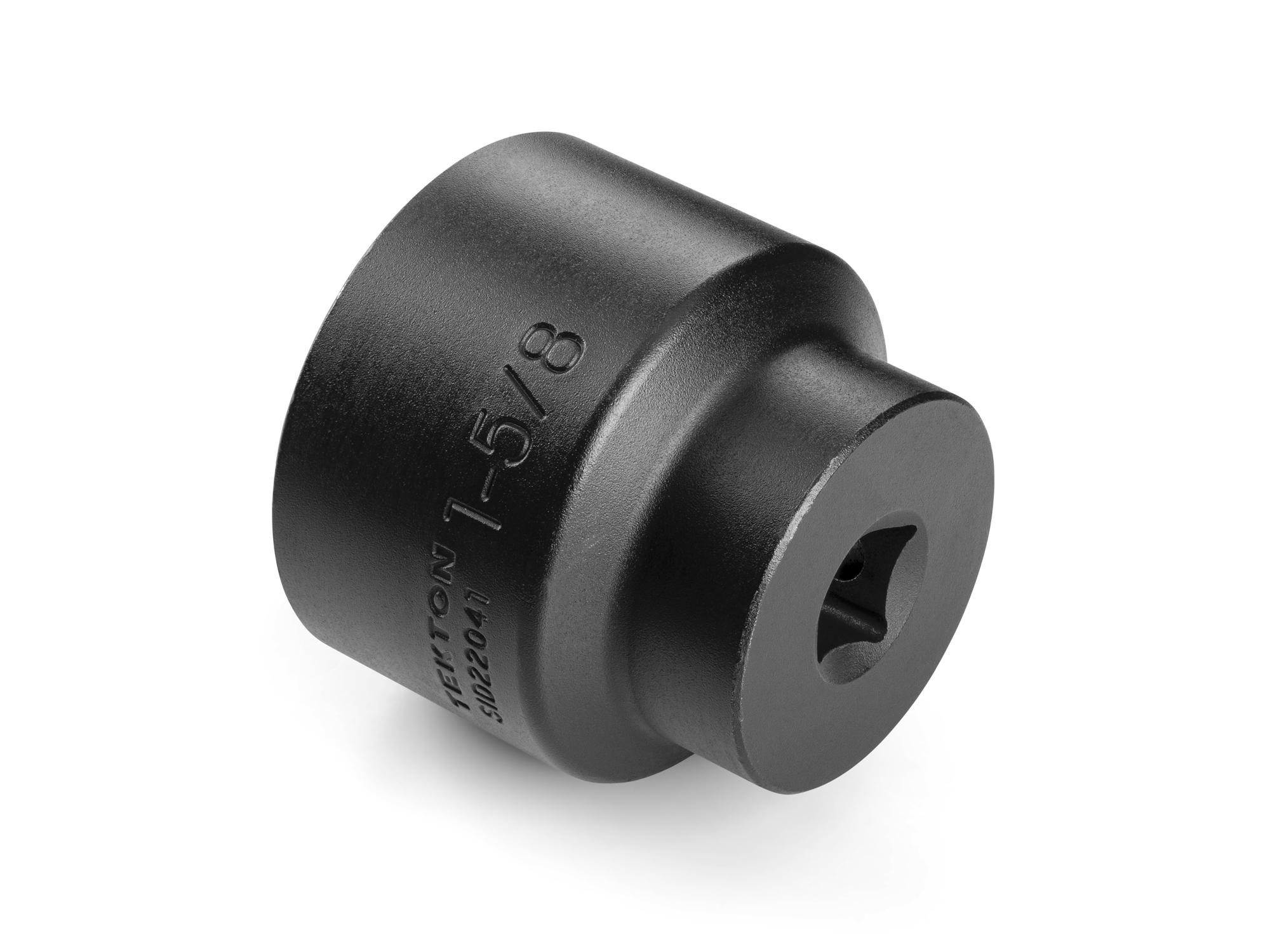 Back angle view of Tekton impact drive 6-point socket. Item #SID22041