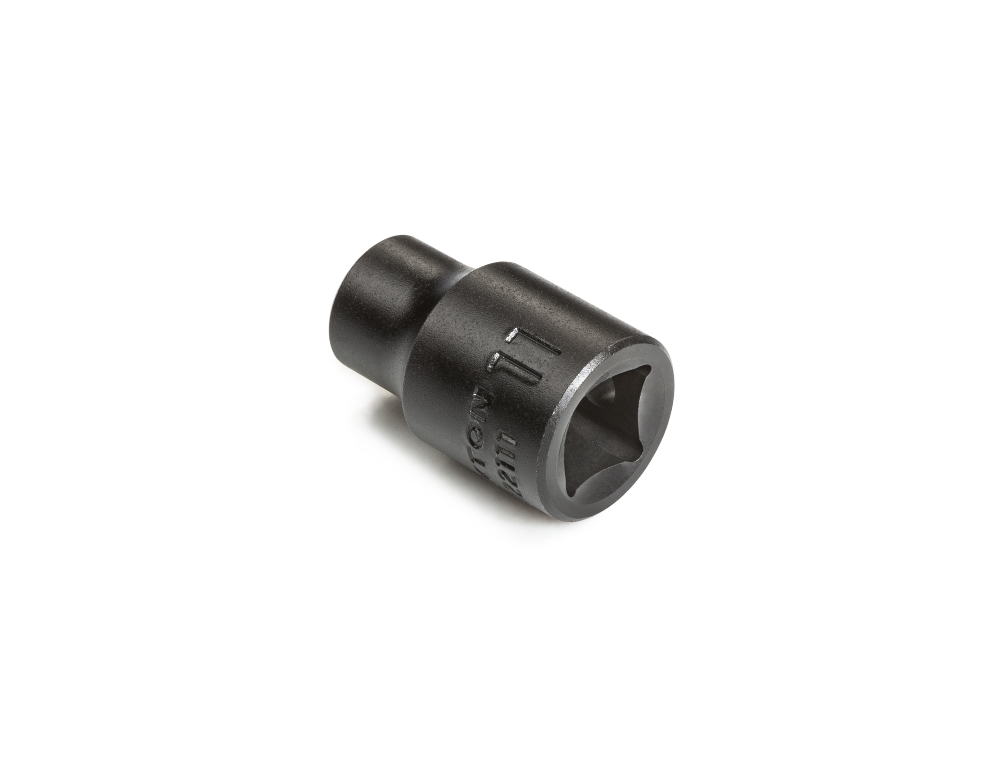 Size: 11 mm (Metric) 6-point standard/shallow impact socket. Has a high-visibility laser etched size marking and a permanent stamped size marking. SID22111.