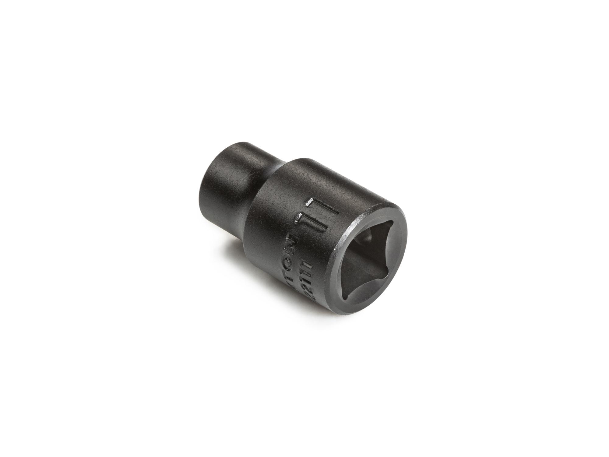 Back angle view of Tekton impact drive 6-point socket. Item #SID22111