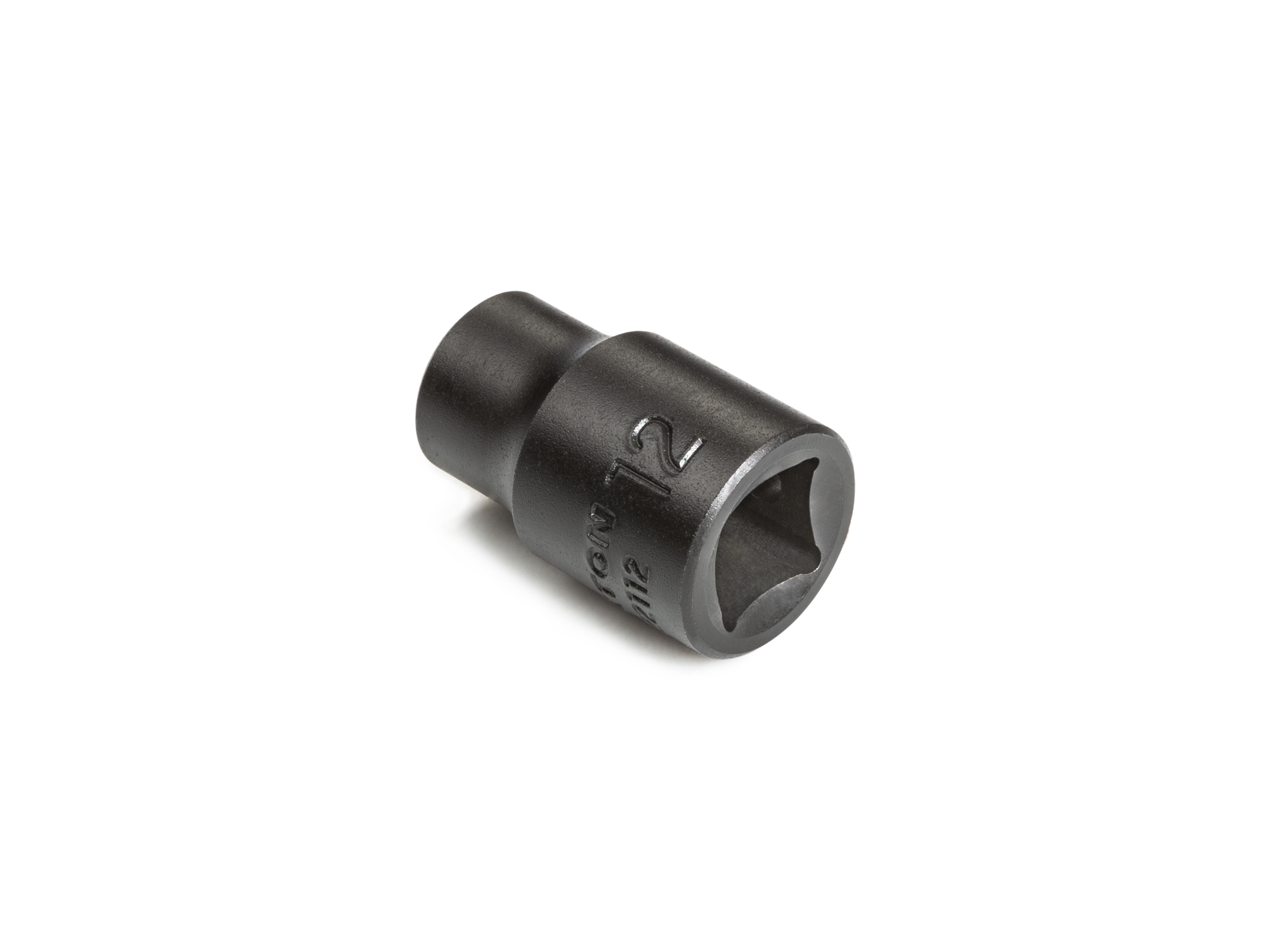 Size: 12 mm (Metric) 6-point standard/shallow impact socket. Has a high-visibility laser etched size marking and a permanent stamped size marking. SID22112.