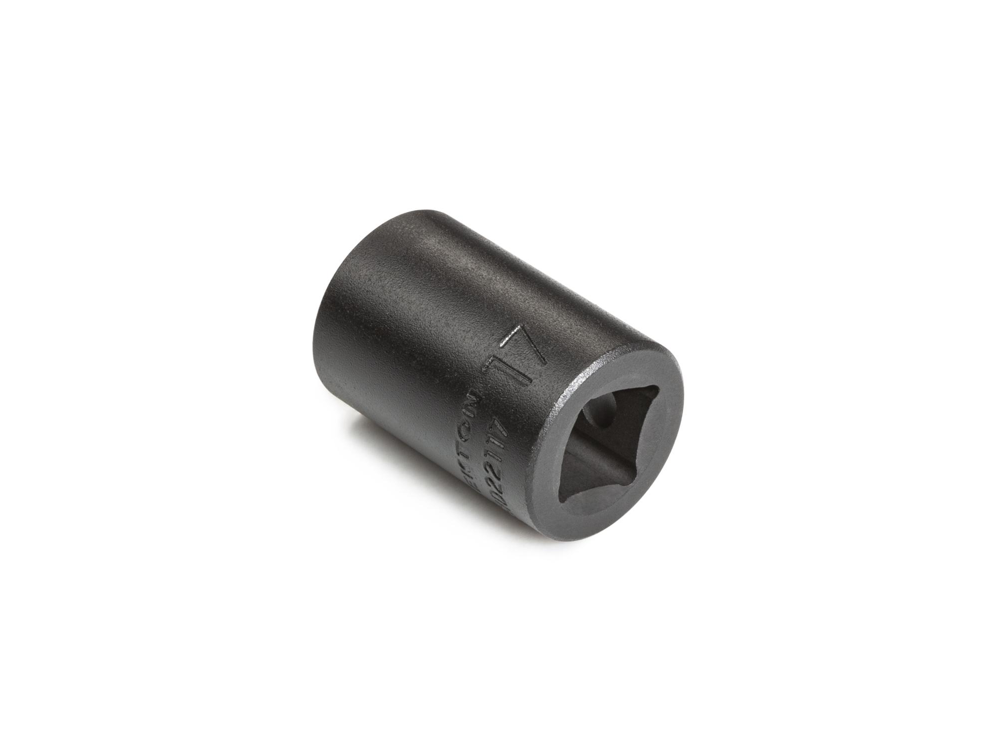 Back angle view of Tekton impact drive 6-point socket. Item #SID22117
