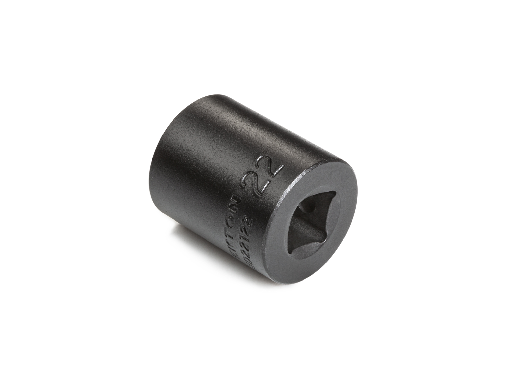 Size: 22 mm (Metric) 6-point standard/shallow impact socket. Has a high-visibility laser etched size marking and a permanent stamped size marking. SID22122.