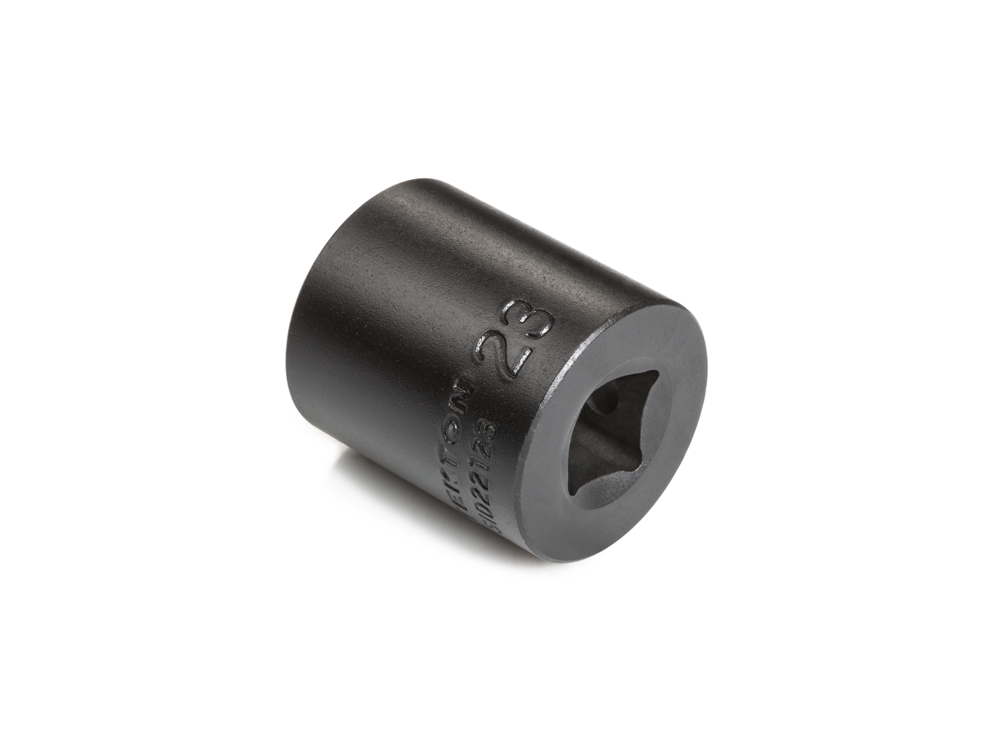 Size: 23 mm (Metric) 6-point standard/shallow impact socket. Has a high-visibility laser etched size marking and a permanent stamped size marking. SID22123.