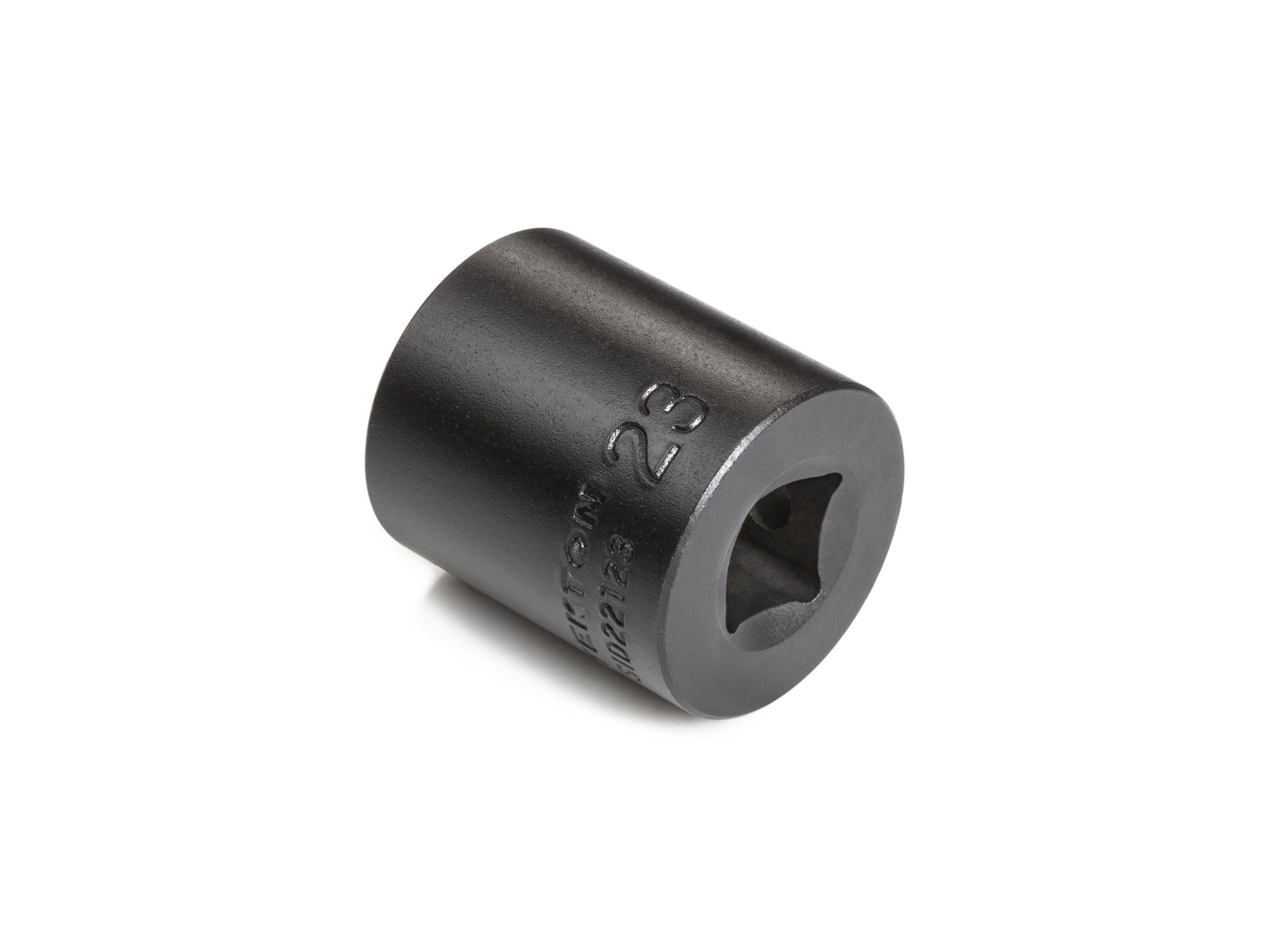 Back angle view of Tekton impact drive 6-point socket. Item #SID22123