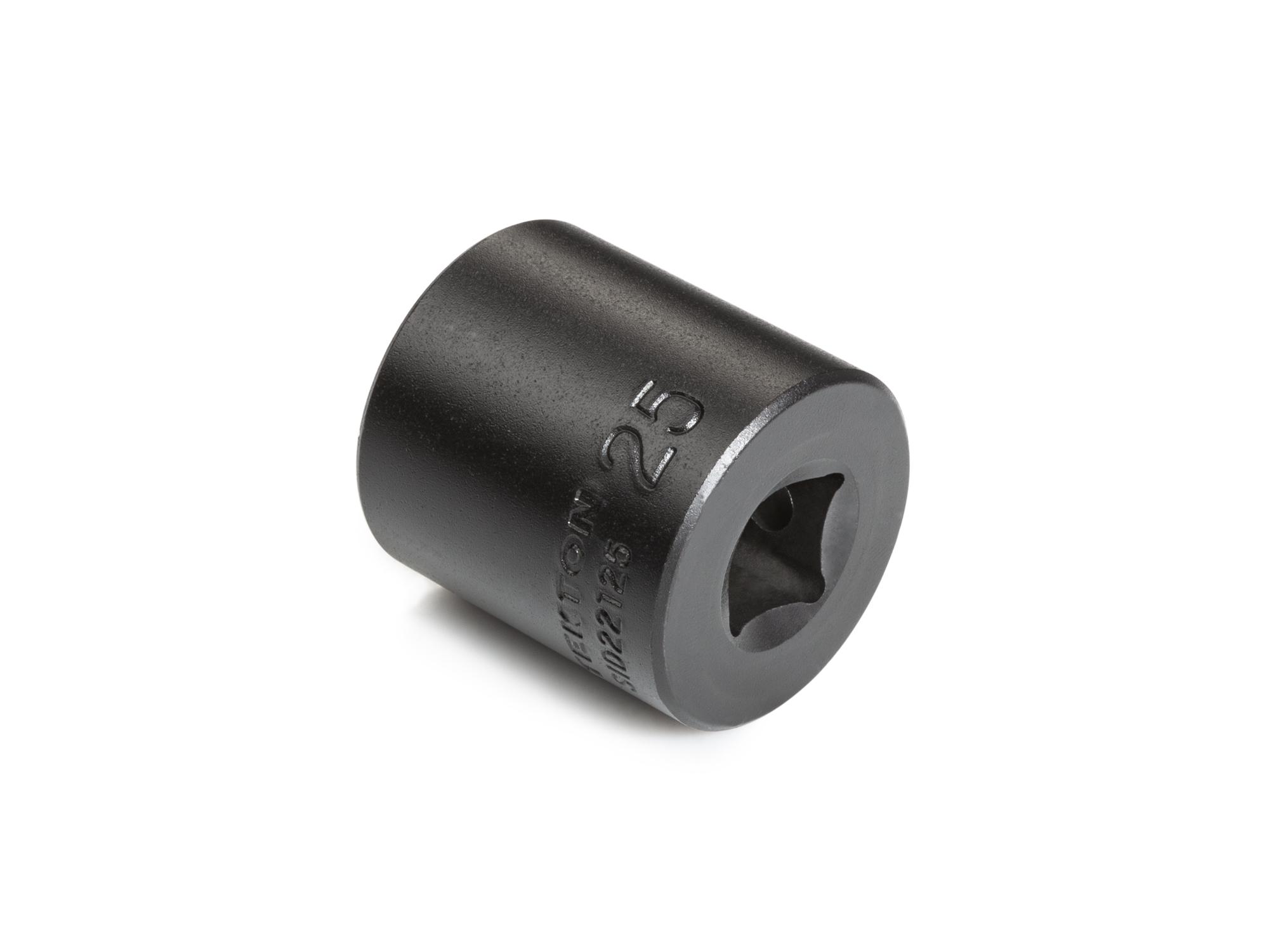 Back angle view of Tekton impact drive 6-point socket. Item #SID22125