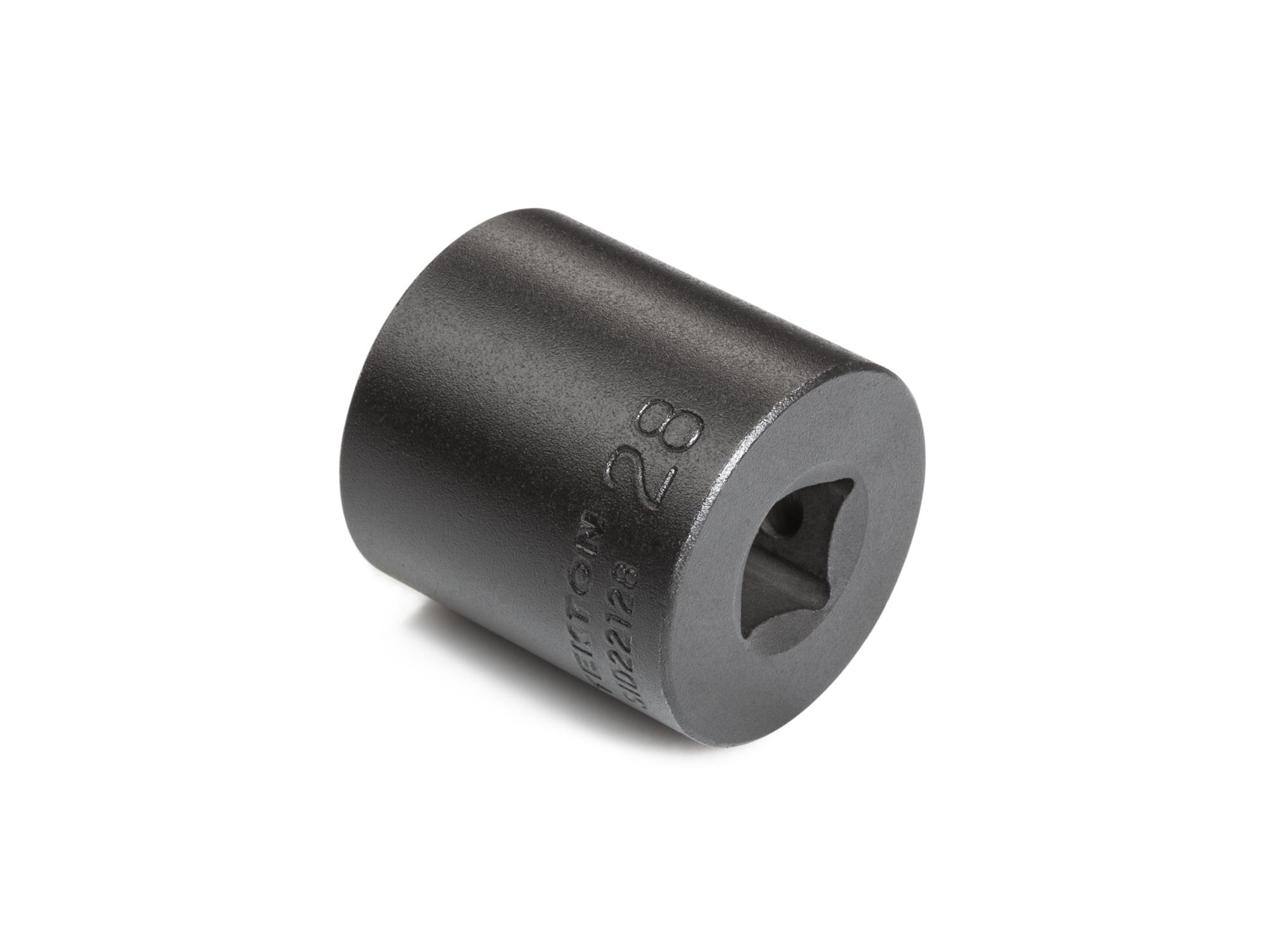 Back angle view of Tekton impact drive 6-point socket. Item #SID22128