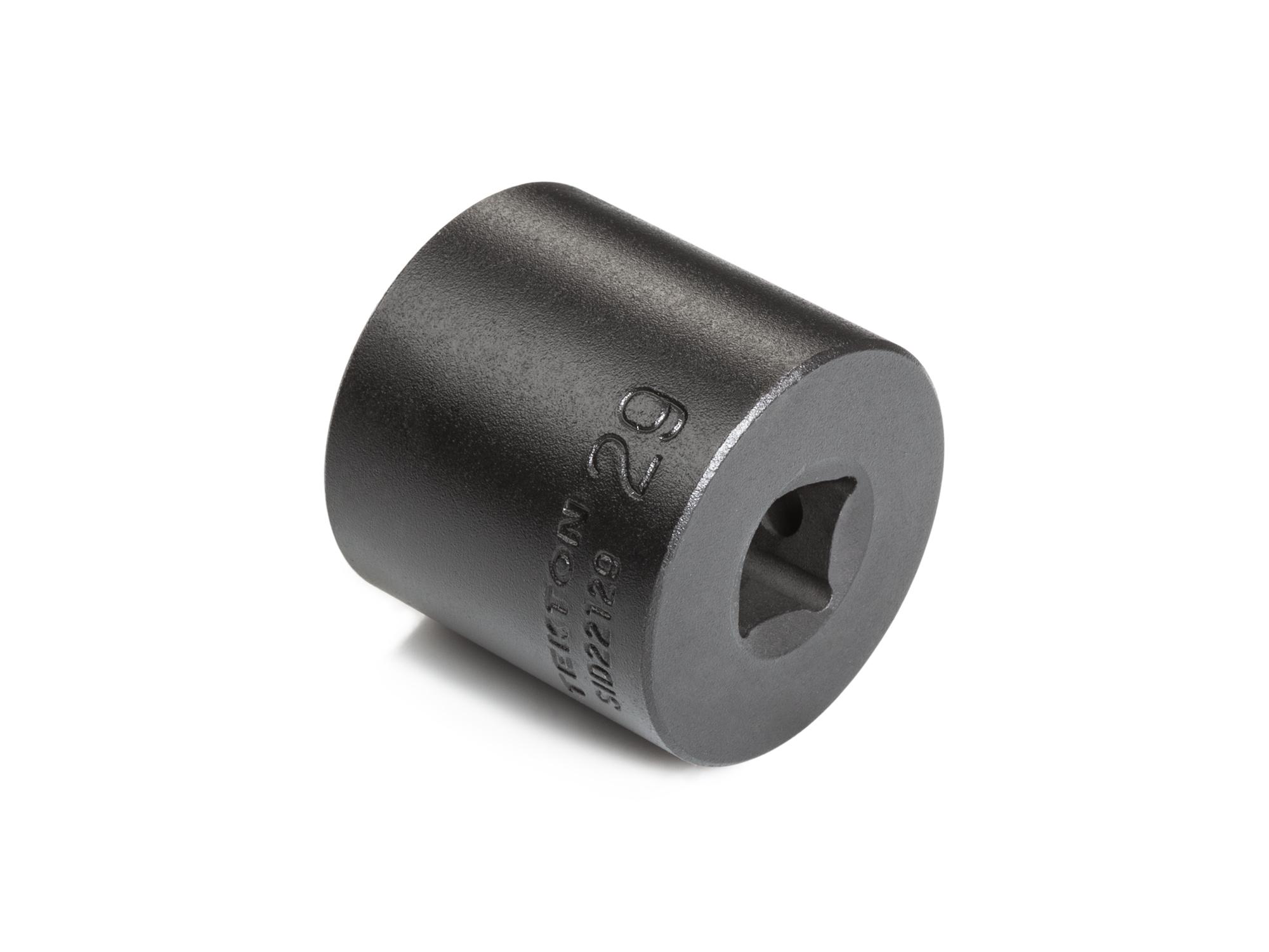 Back angle view of Tekton impact drive 6-point socket. Item #SID22129