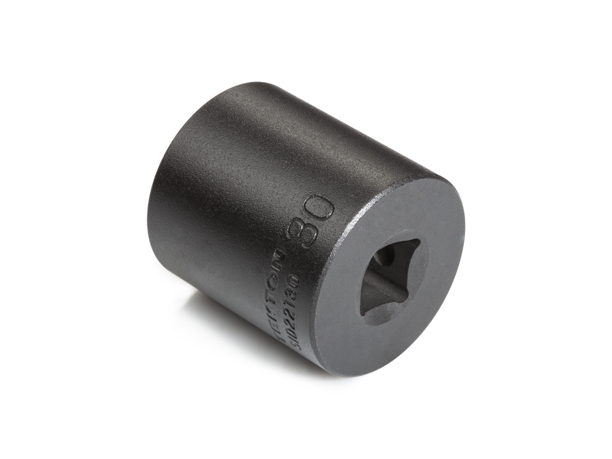 Size: 30 mm (Metric) 6-point standard/shallow impact socket. Has a high-visibility laser etched size marking and a permanent stamped size marking. SID22130.