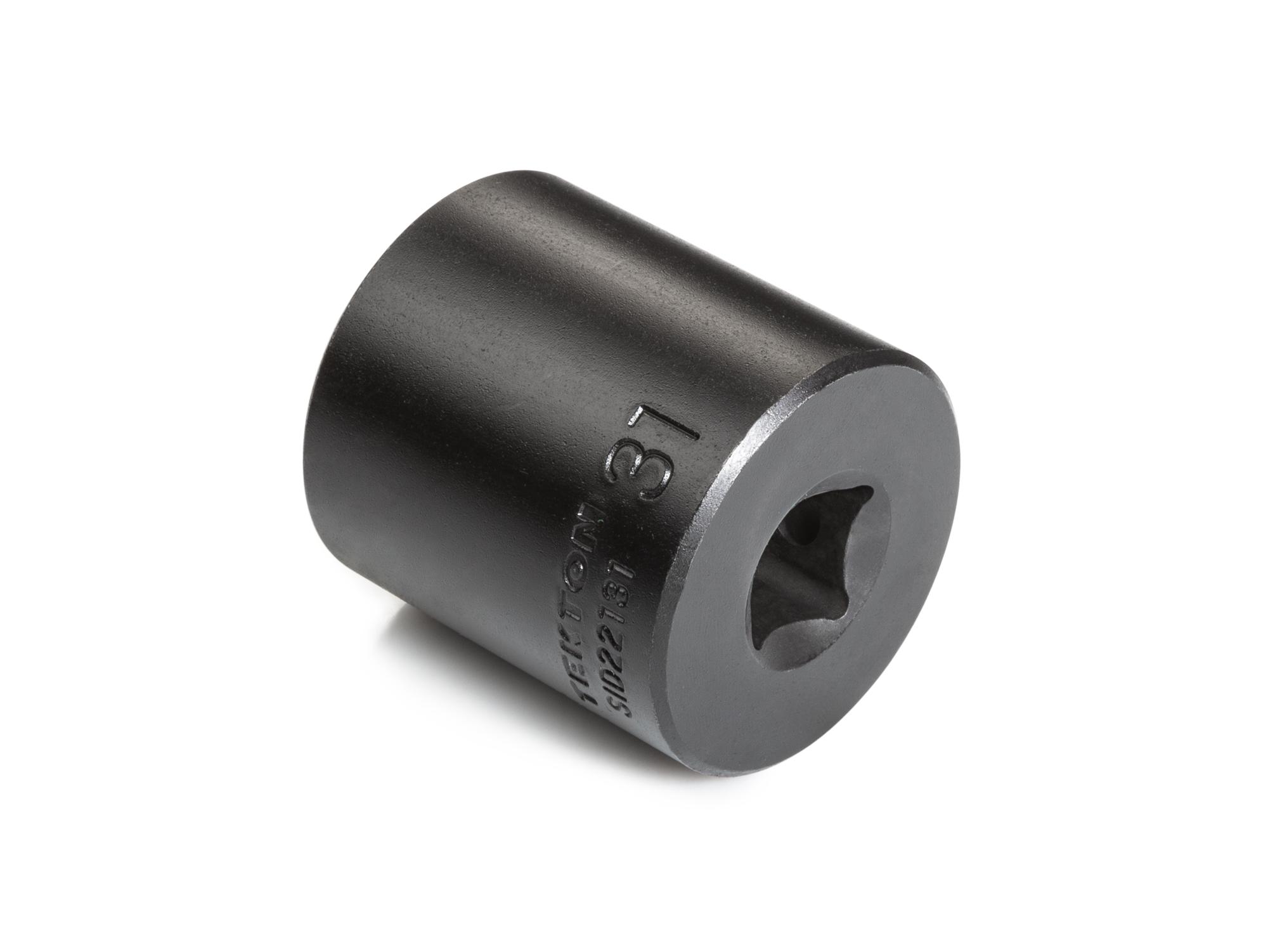 Back angle view of Tekton impact drive 6-point socket. Item #SID22131