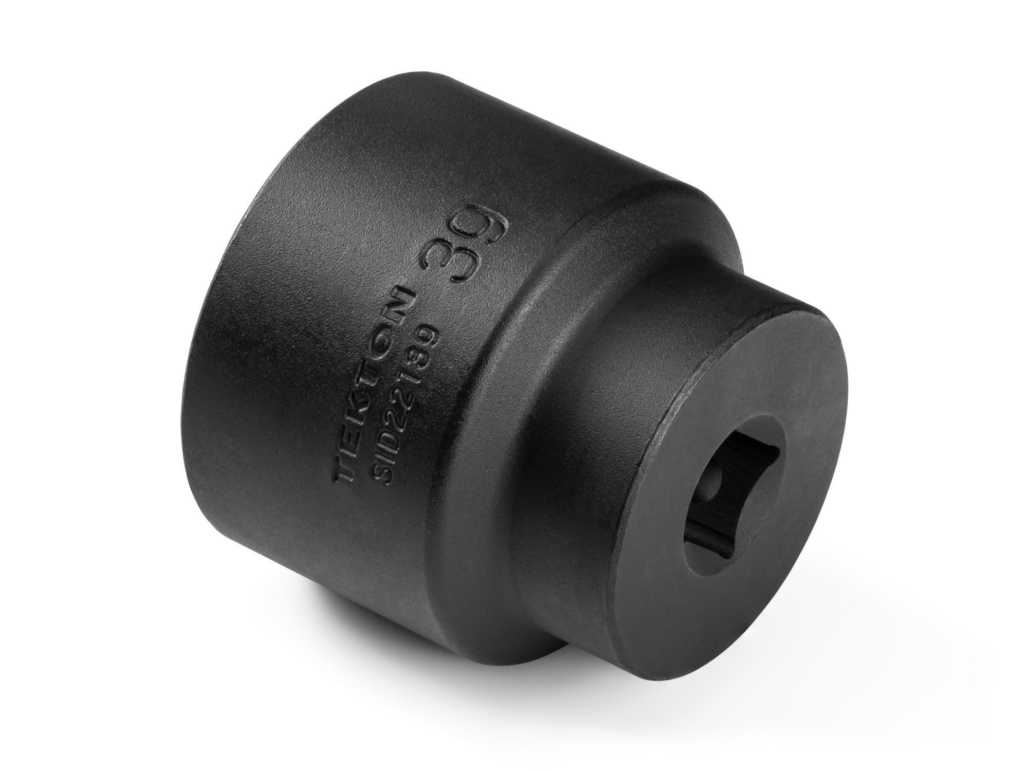 Back angle view of Tekton impact drive 6-point socket. Item #SID22139