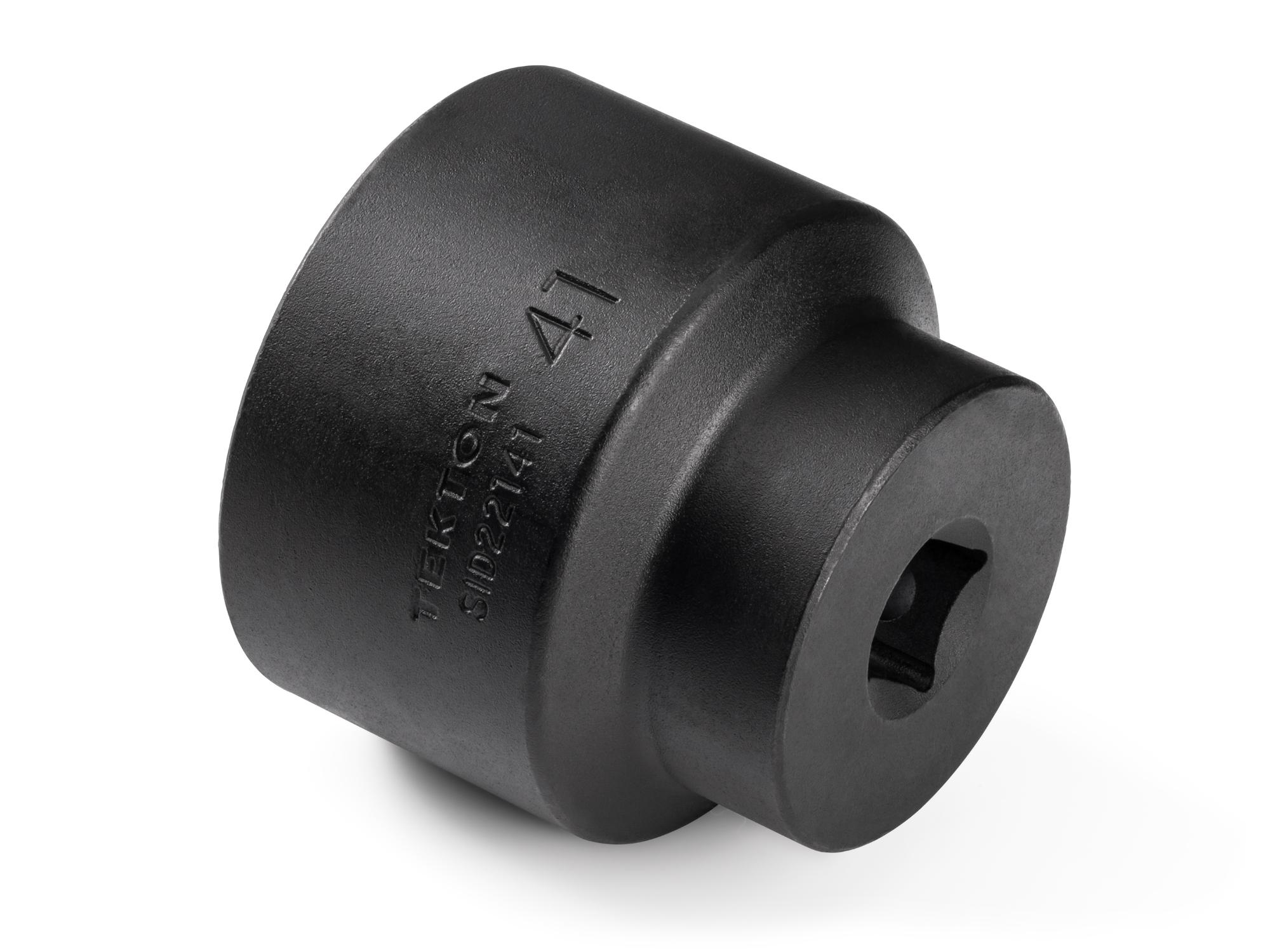 Back angle view of Tekton impact drive 6-point socket. Item #SID22141