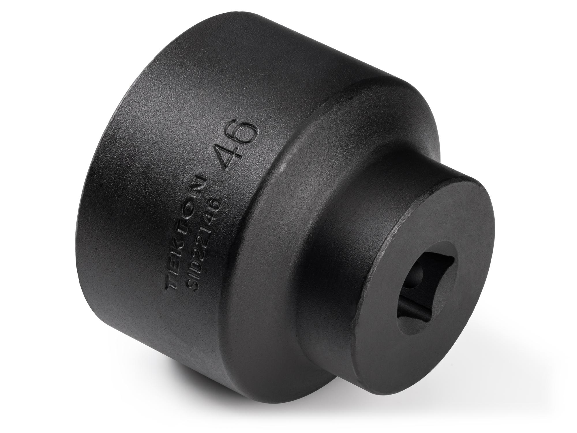 Back angle view of Tekton impact drive 6-point socket. Item #SID22146
